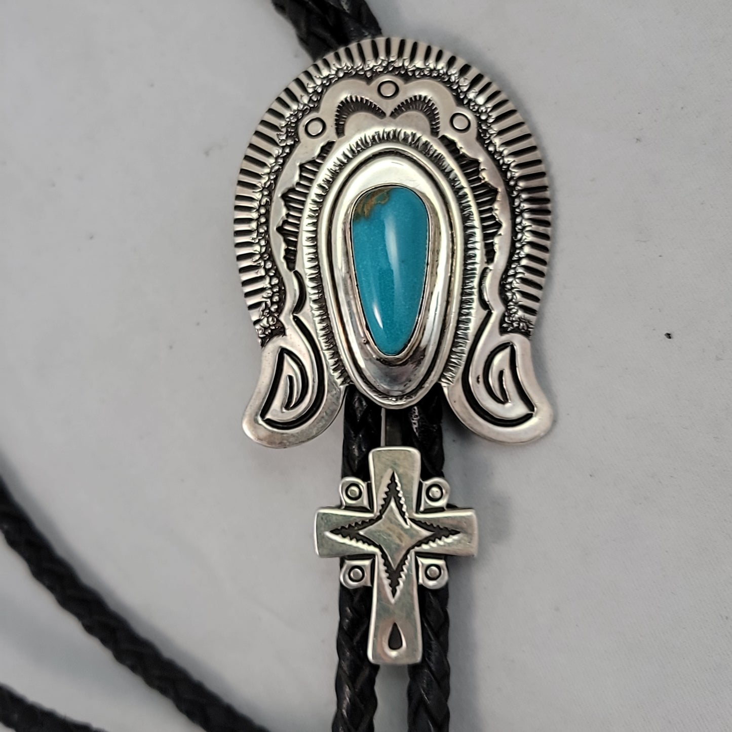 Cross Bolo Tie