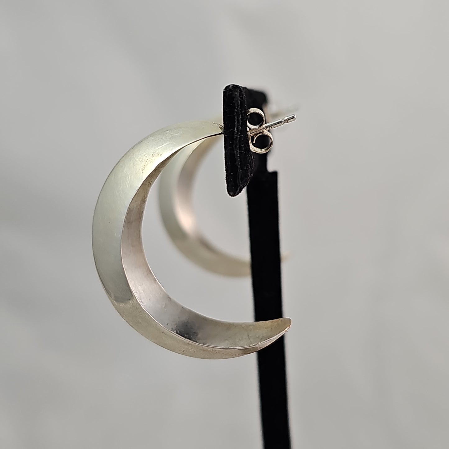 Sterling hoop earrings