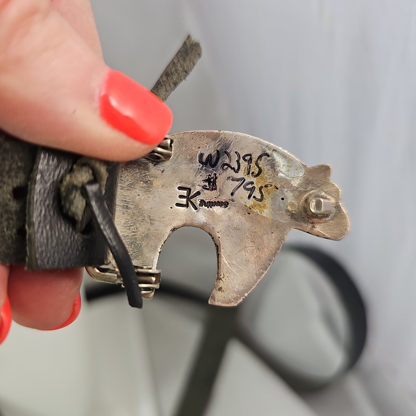 Bear kokopelli concho belt