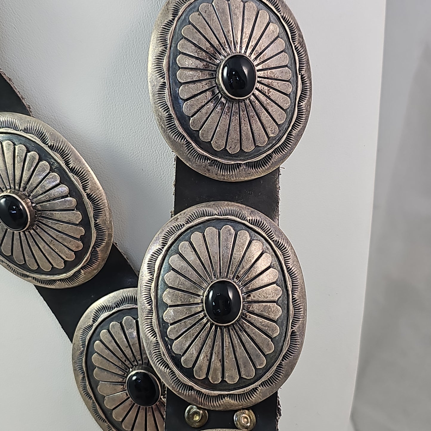 Onyx concho belt