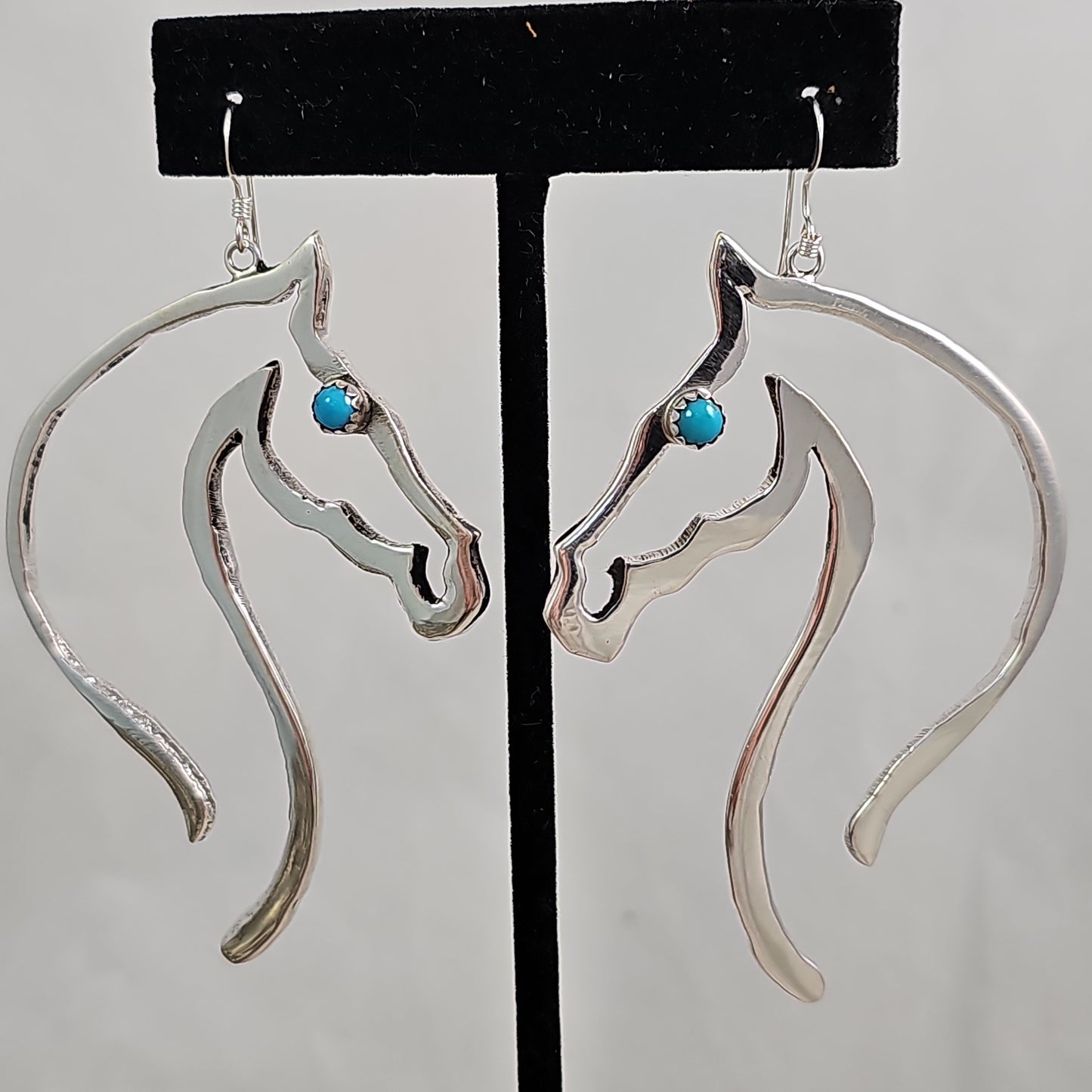 Horse silhouette earrings