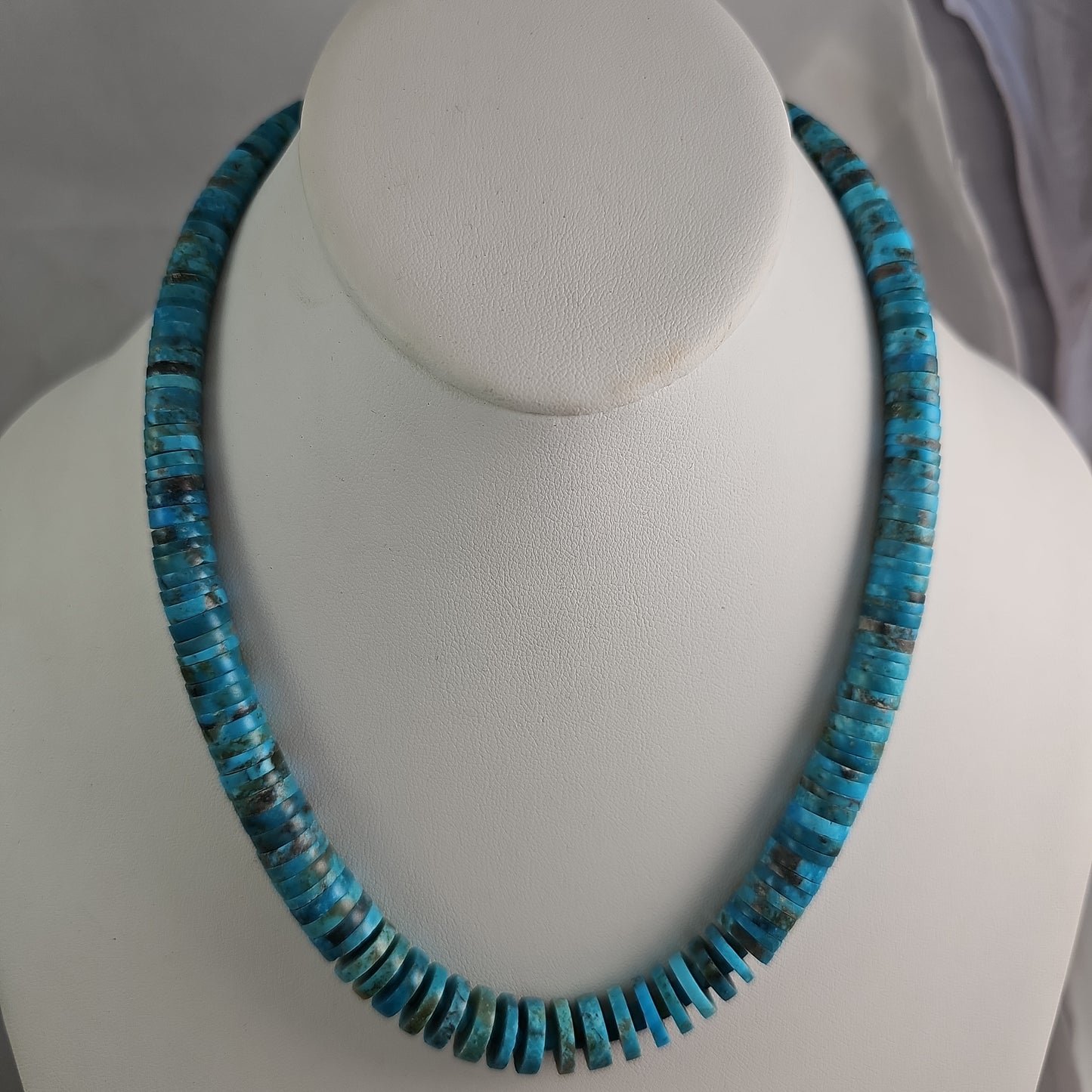 Kingman heishi necklace