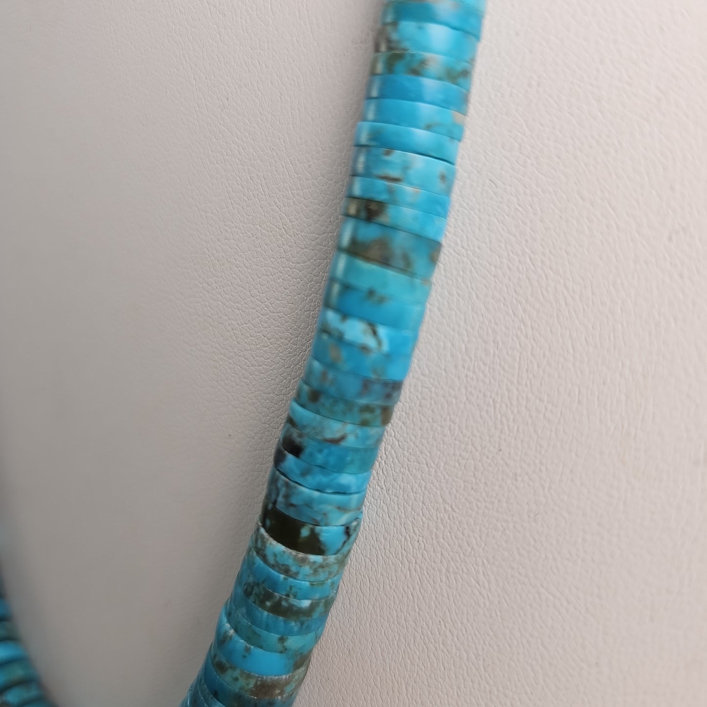 Lupe Lovato Santo Domingo Kingman heishi necklace