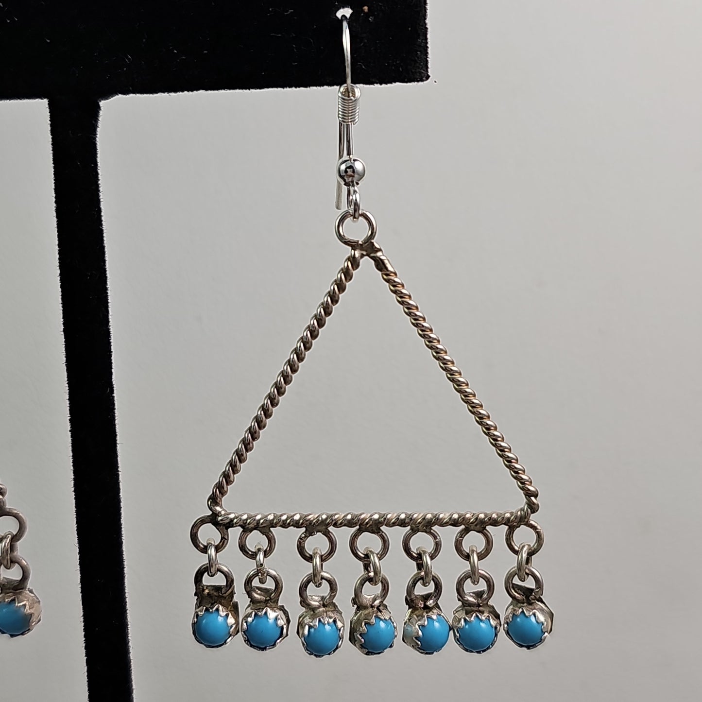 Snake eye hanger earrings