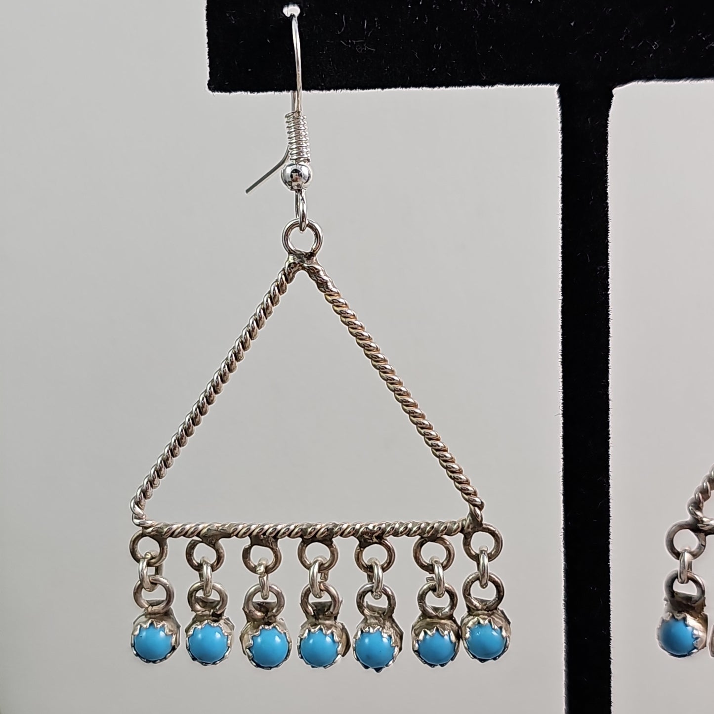 Snake eye hanger earrings