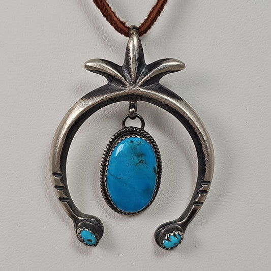 Turquoise naja pendant