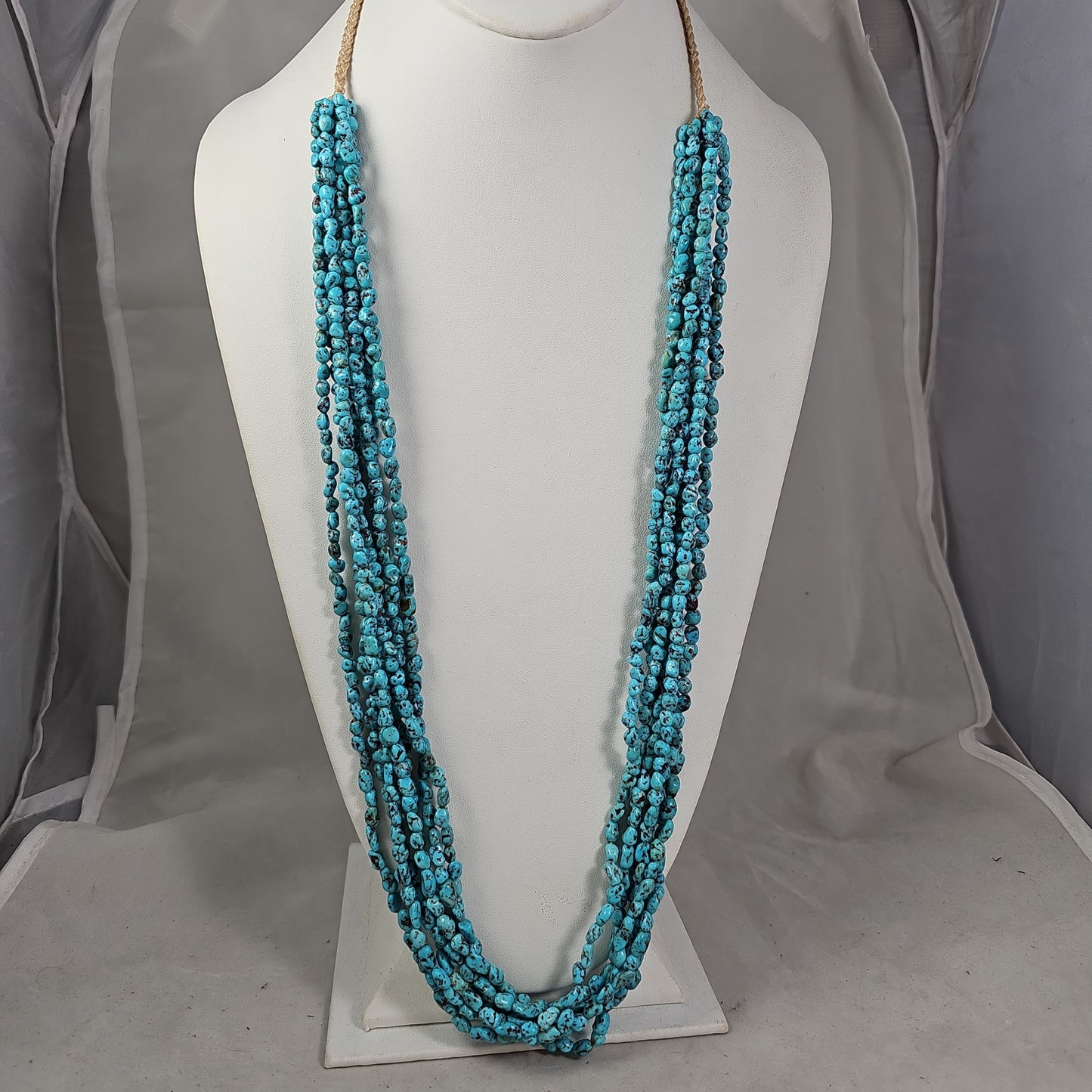 7 strand turquoise necklace