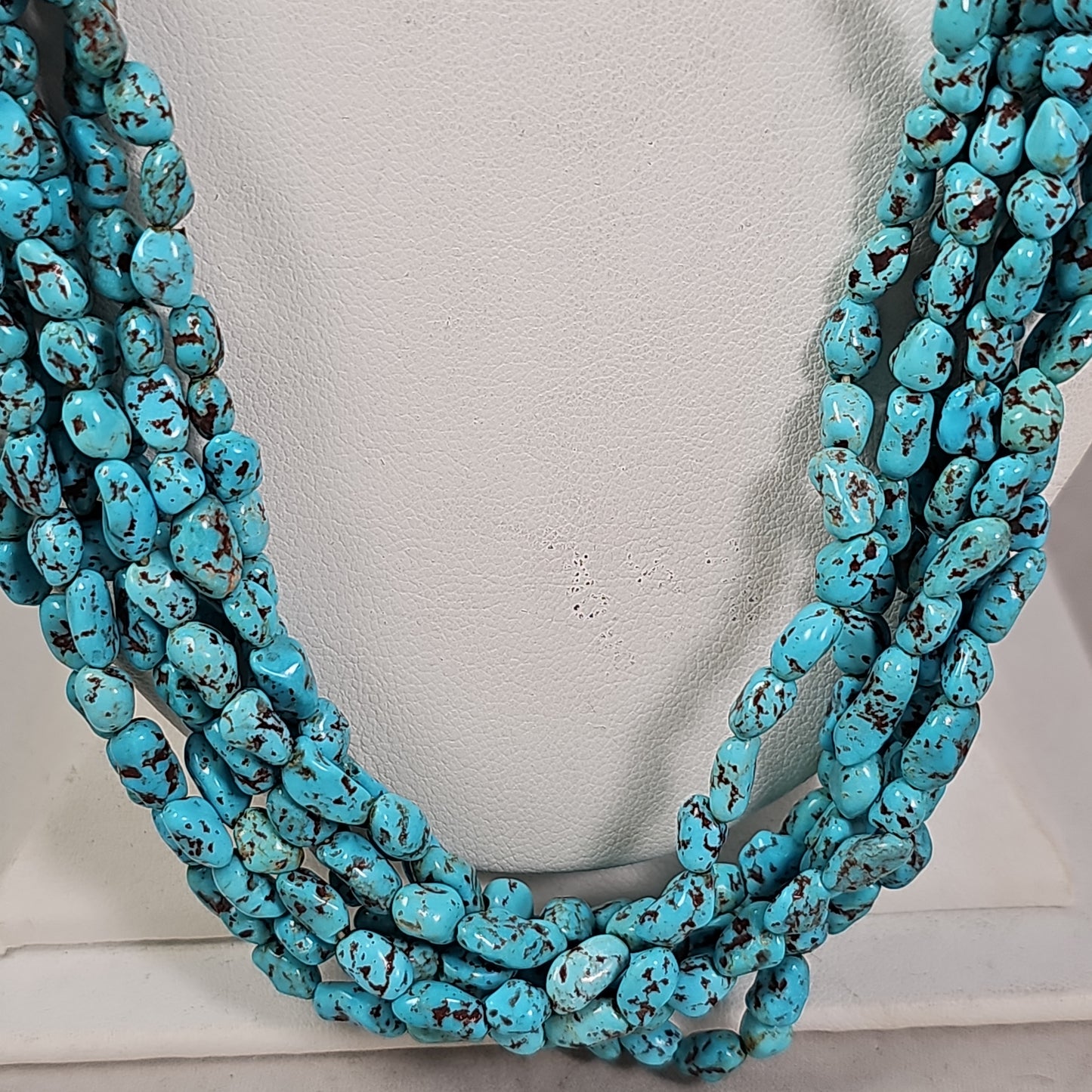 7 strand turquoise necklace