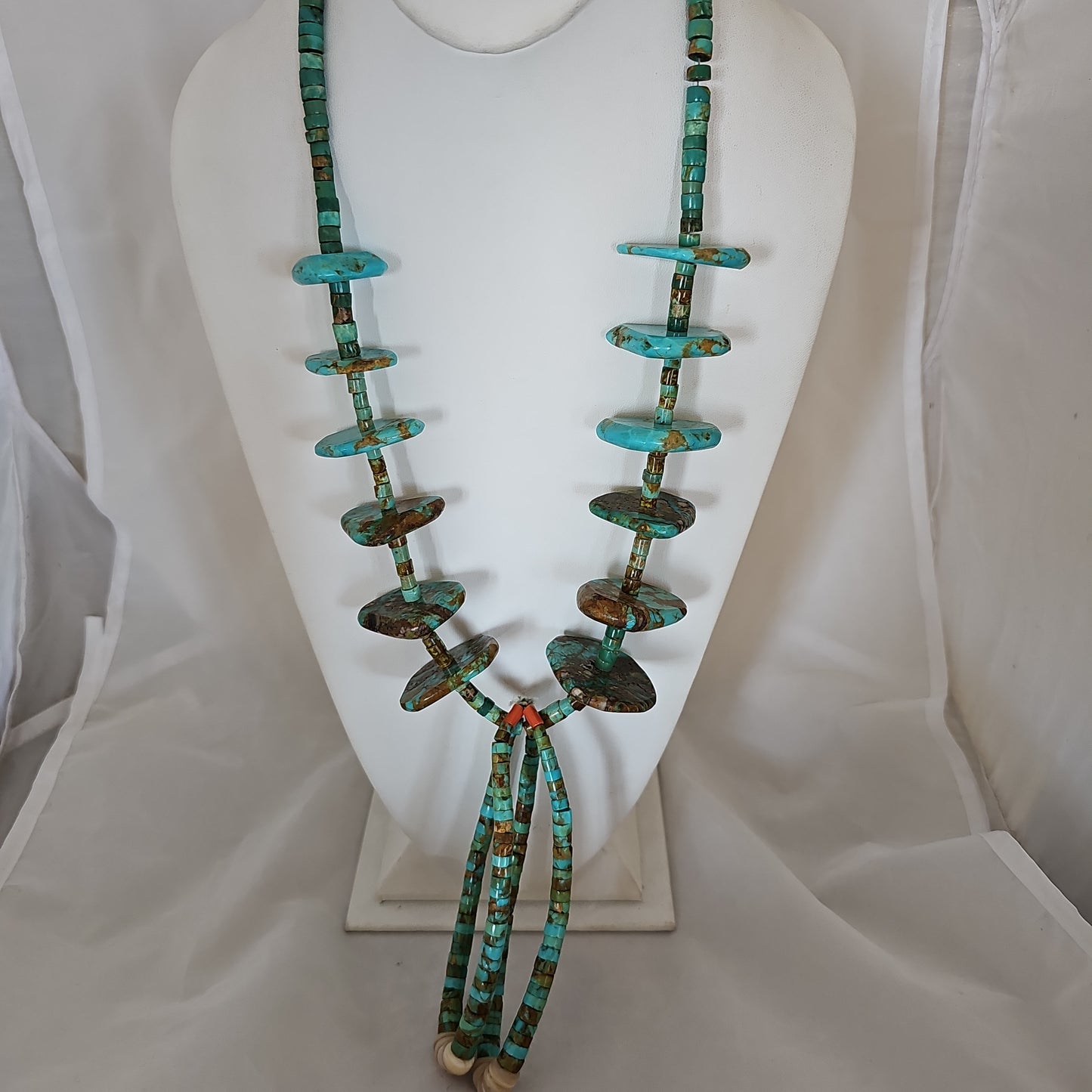 Vintage Santo Domingo turquoise Jacla necklace