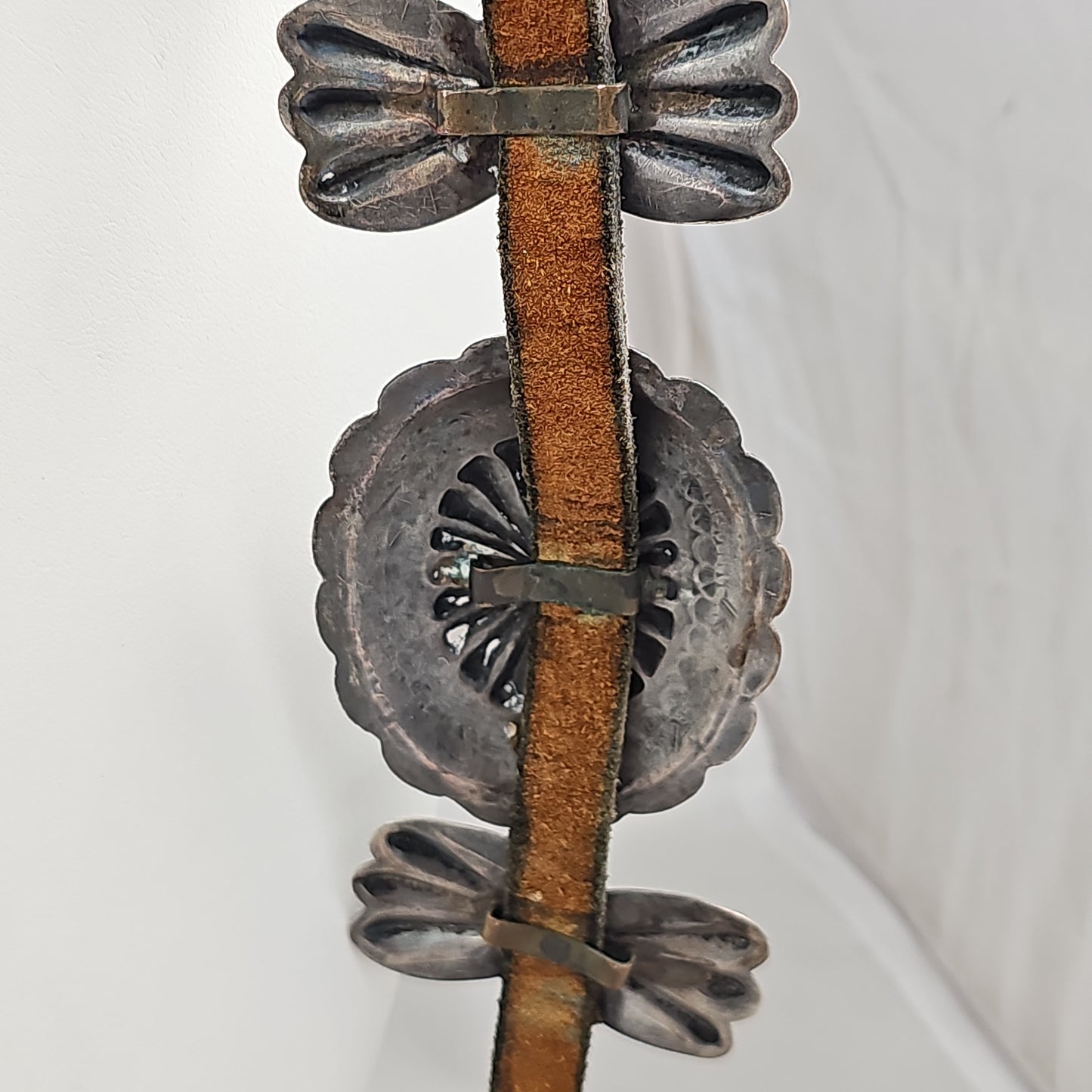 Vintage sterling concho belt