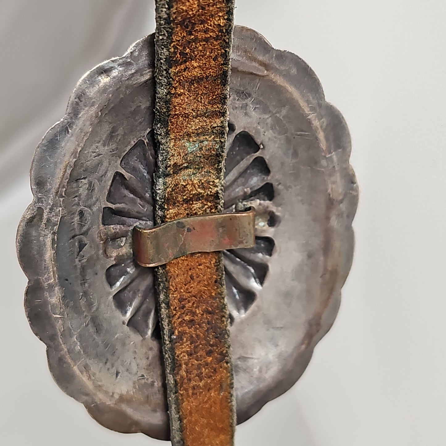 Vintage sterling concho belt