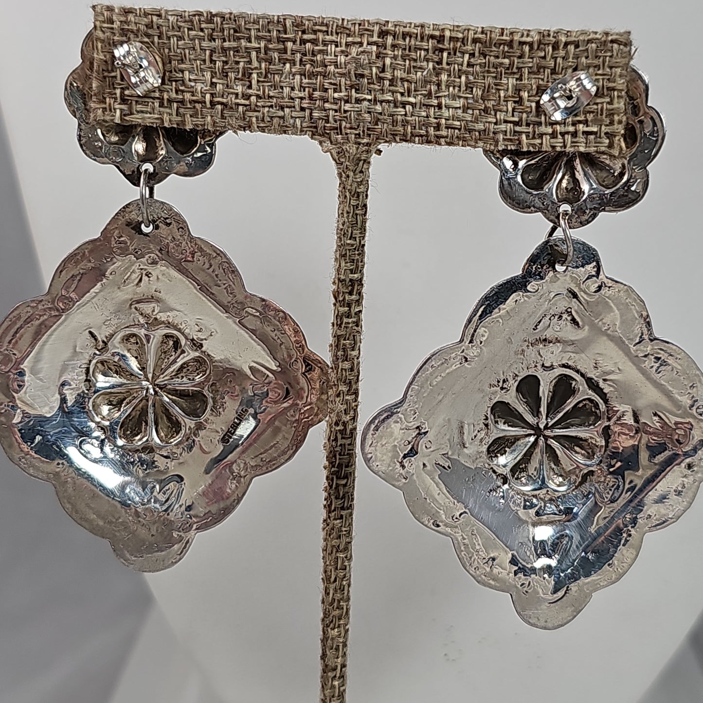 Concho earrings