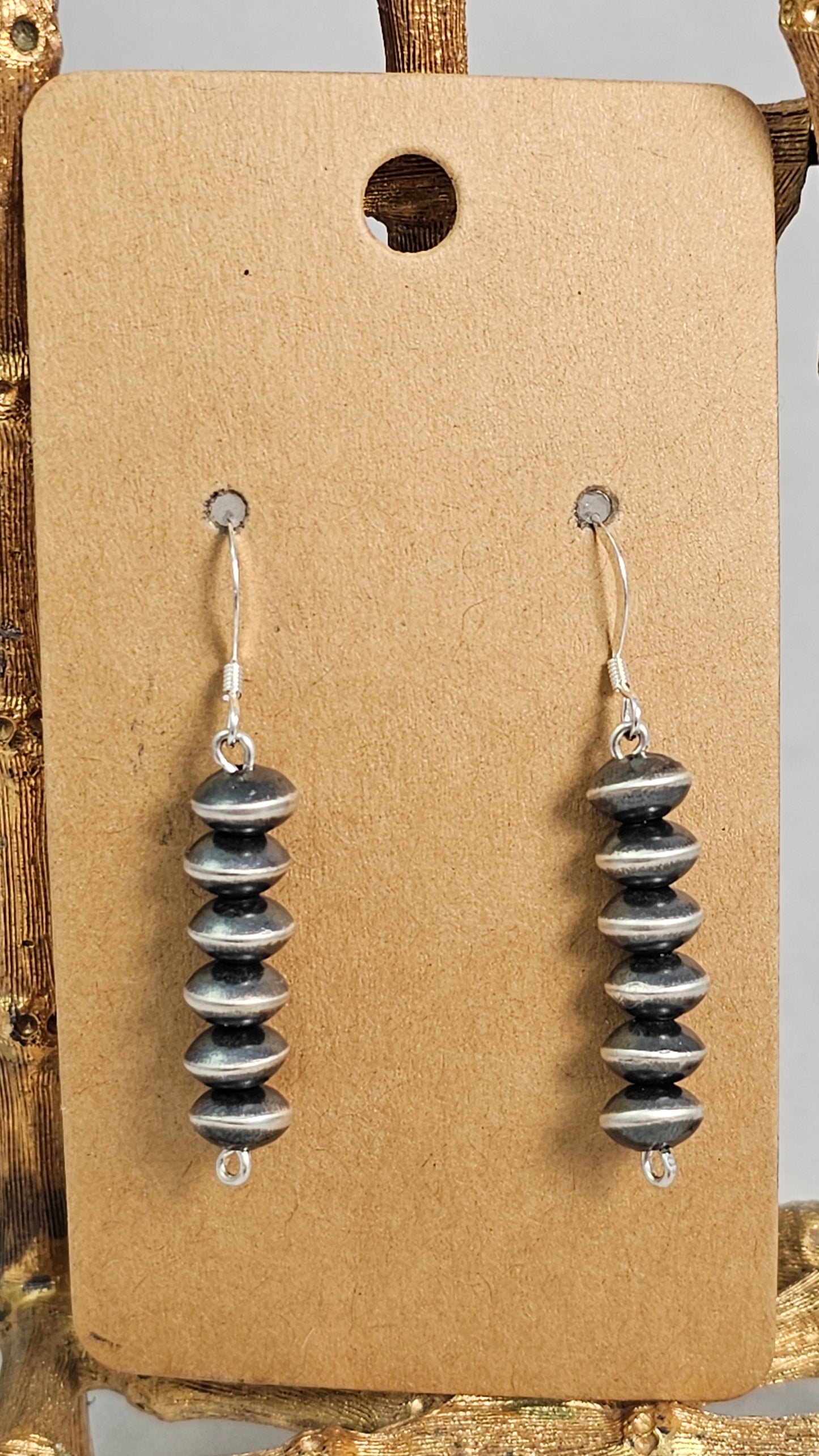 Navajo pearl earrings