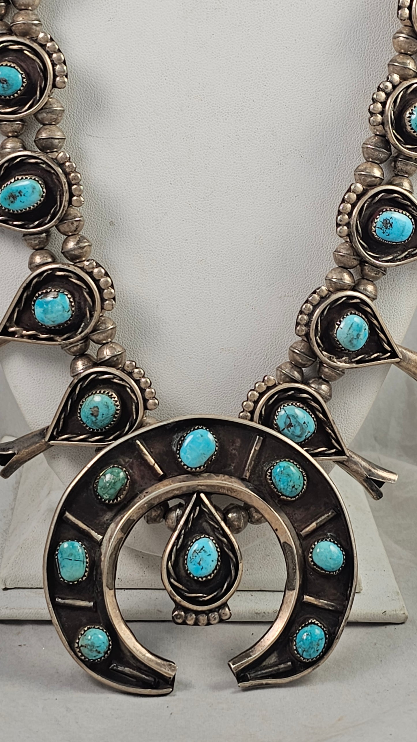 Squash blossom necklace