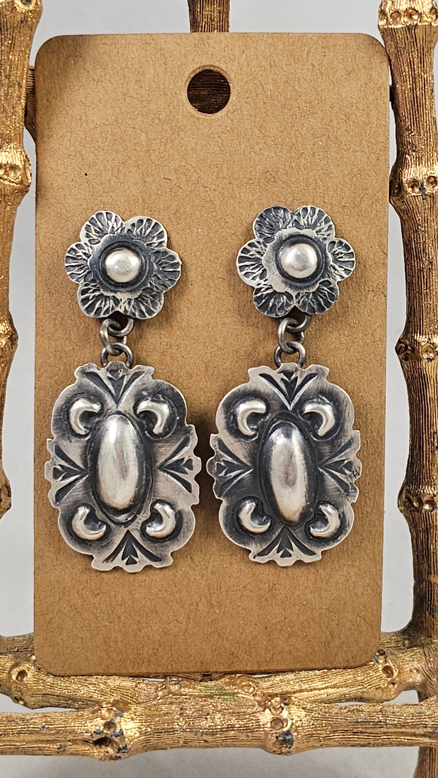 Concho earrings