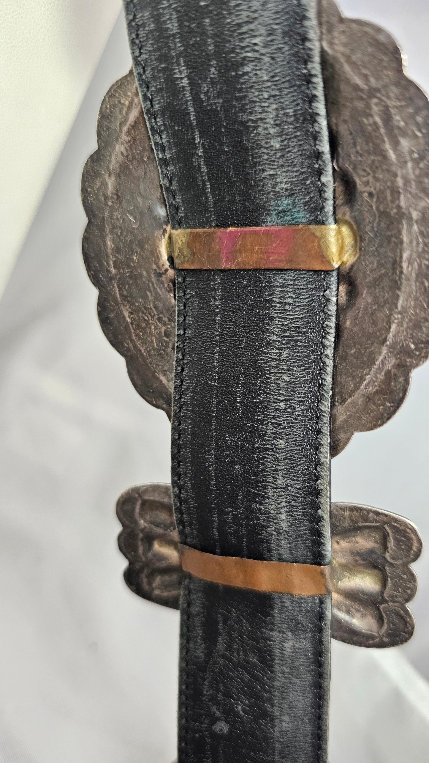 Concho Belt Turquoise and Sterling