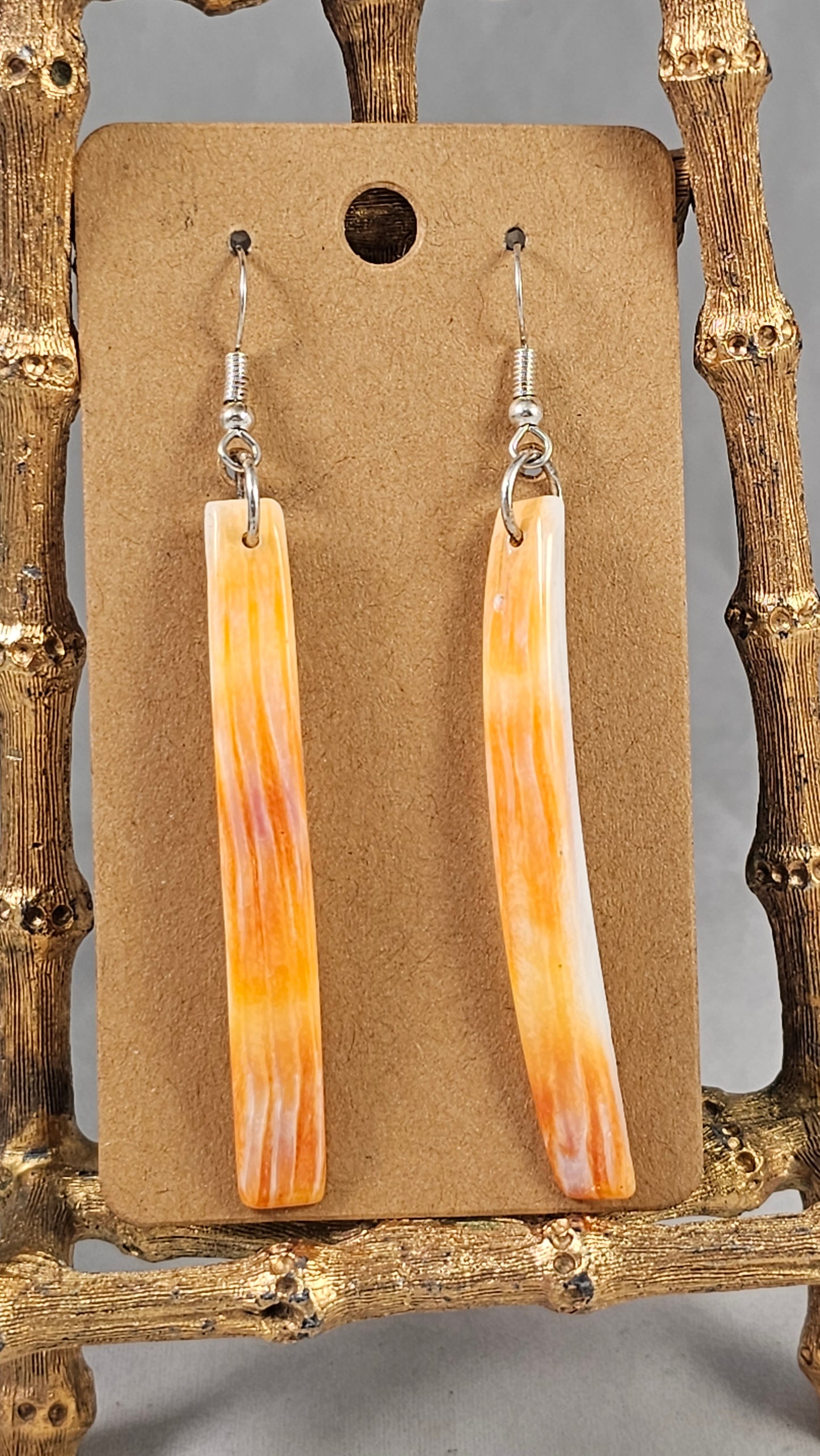 Spiney oyster earrings