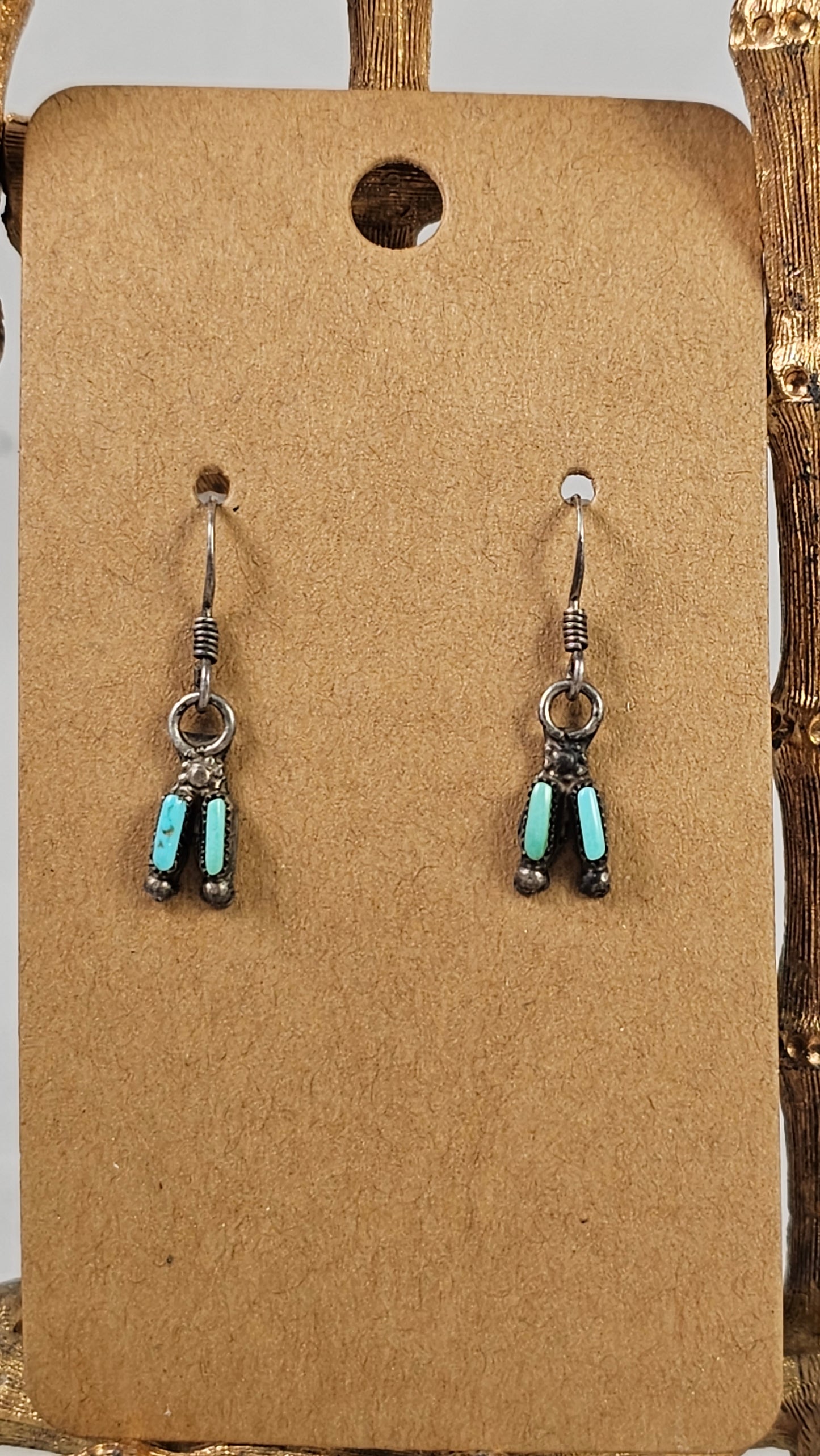 Zuni needlepoint earrings