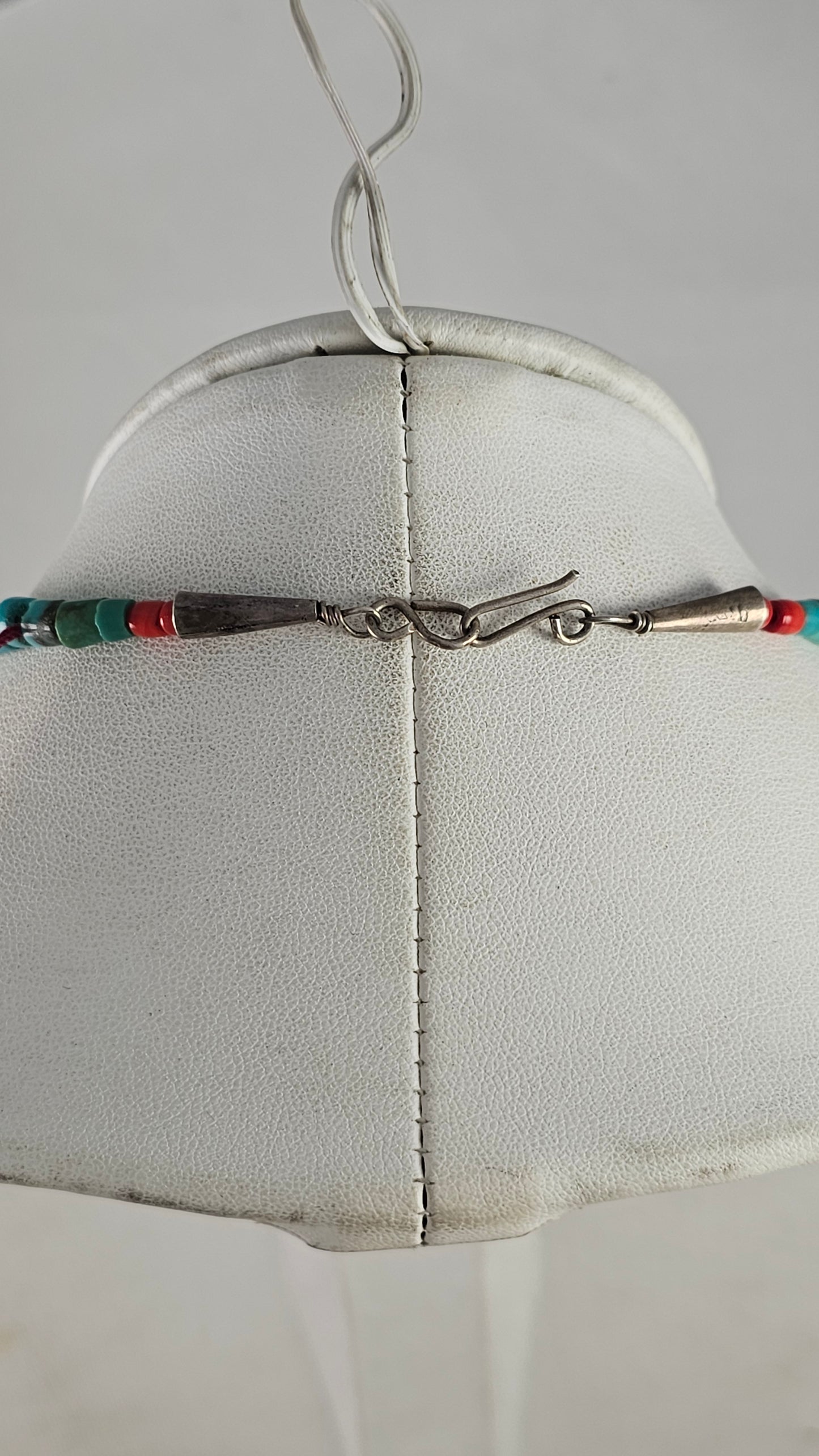 Turquoise heishi choker