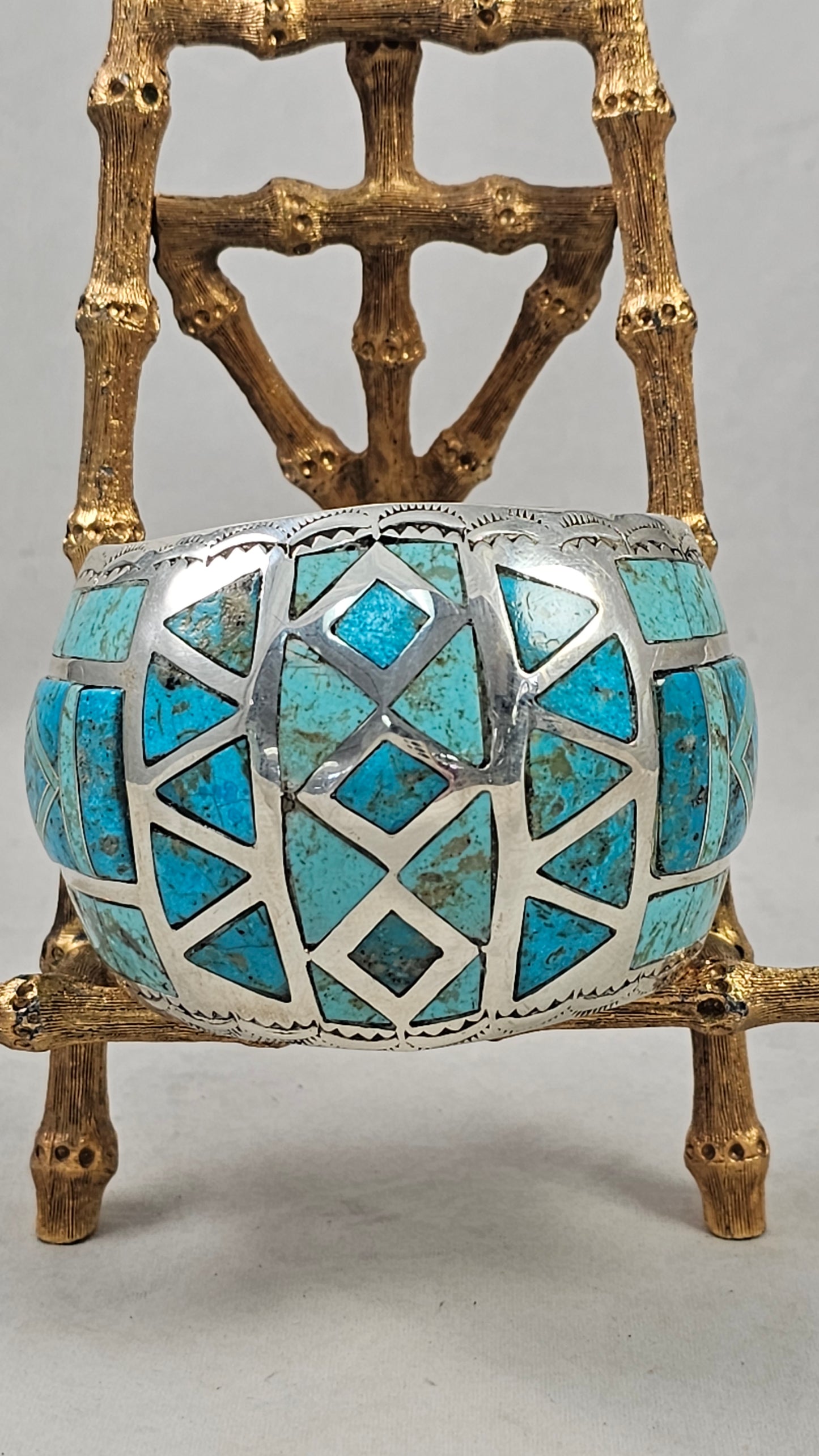 Turquoise inlay bracelet