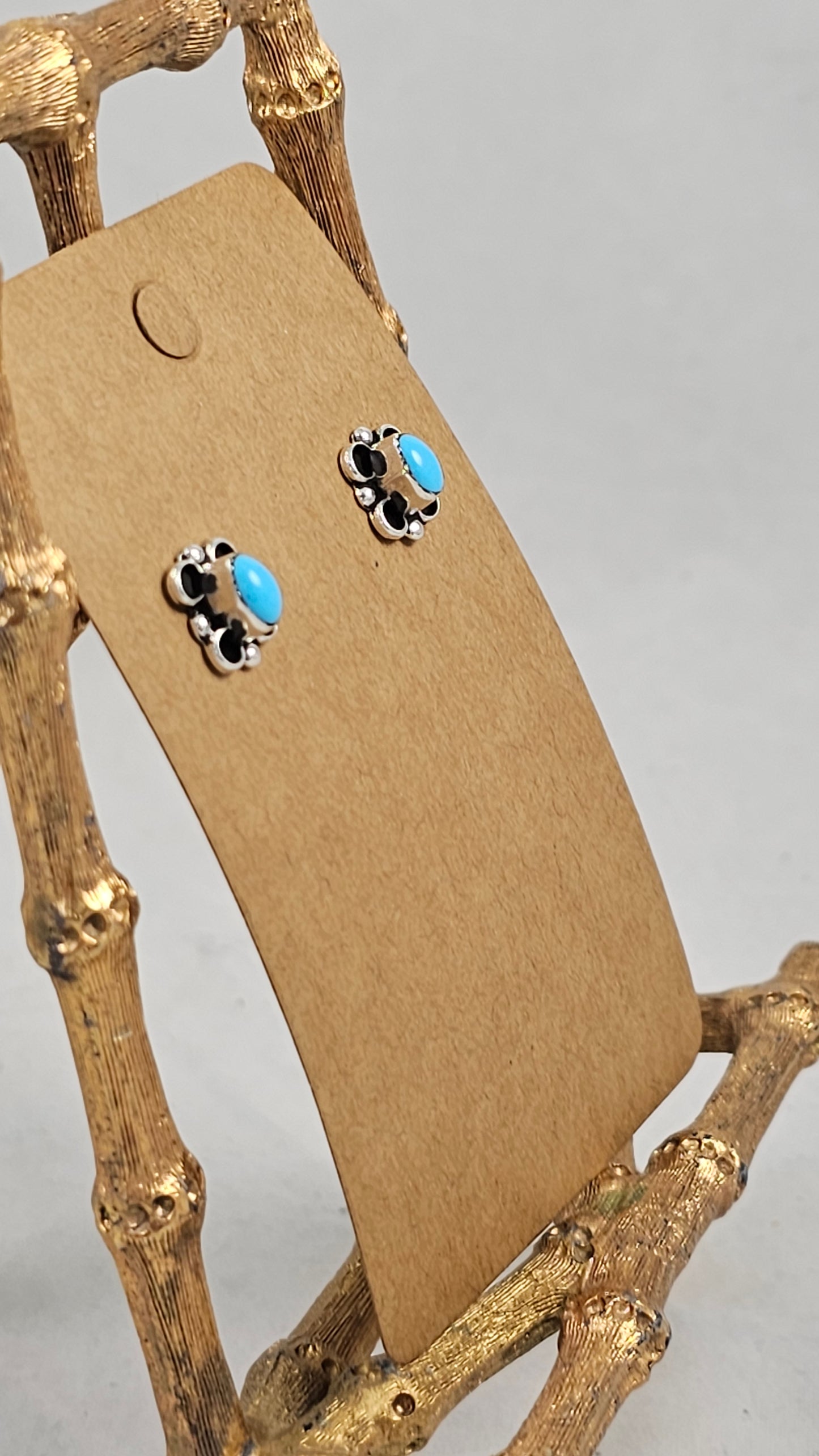 Butterfly stud earrings