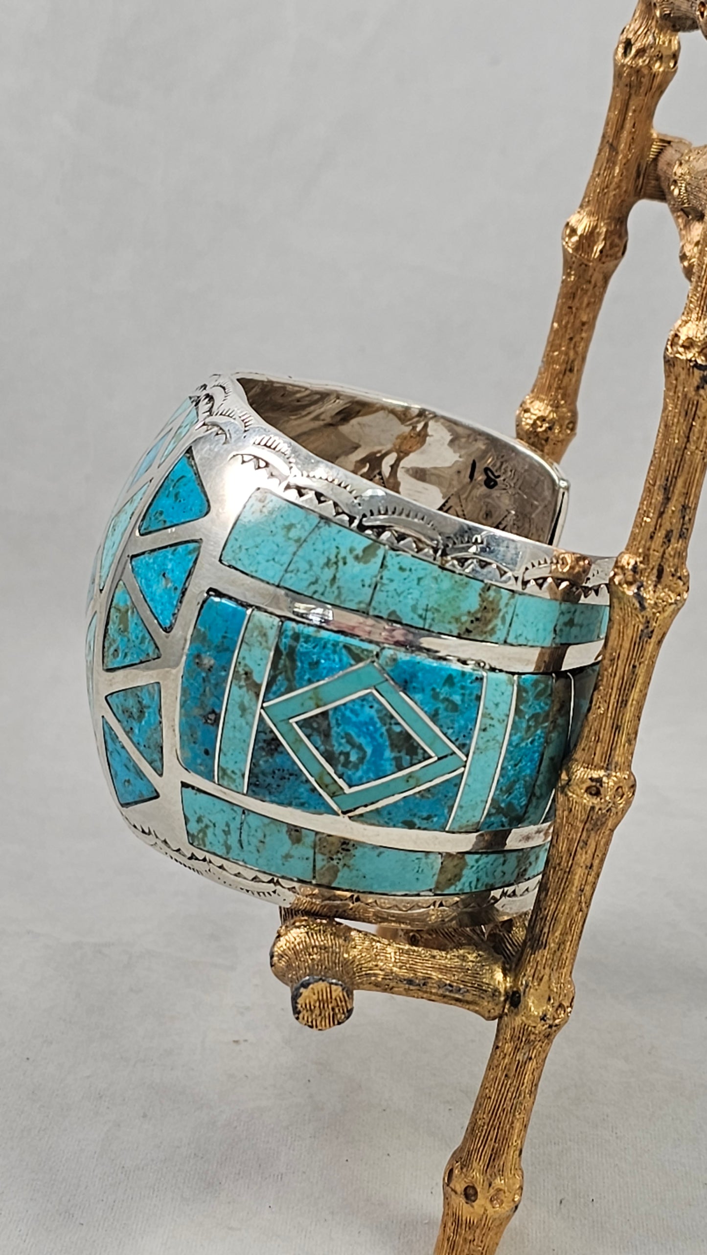 Turquoise inlay bracelet