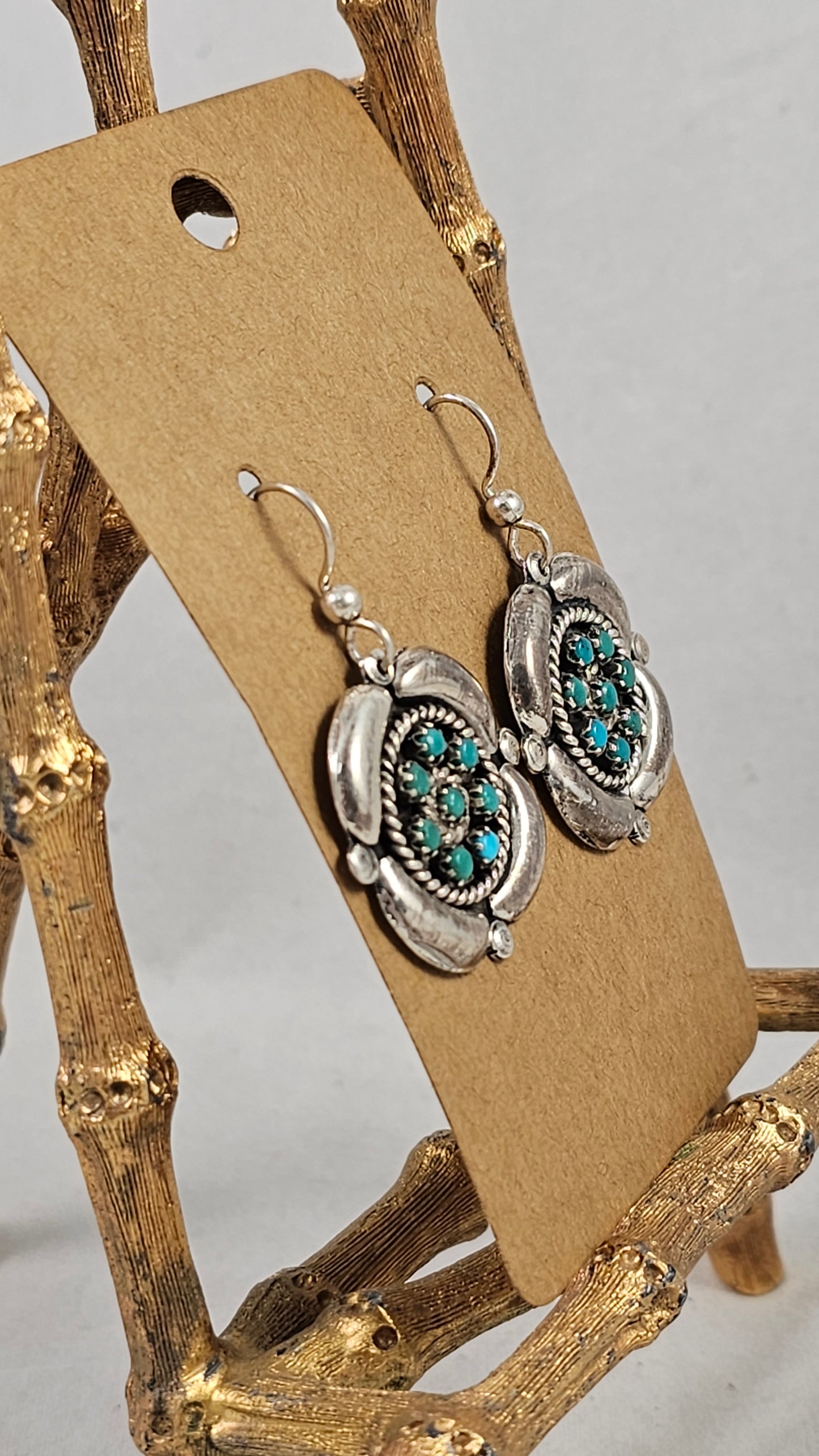 Vintage cluster earrings