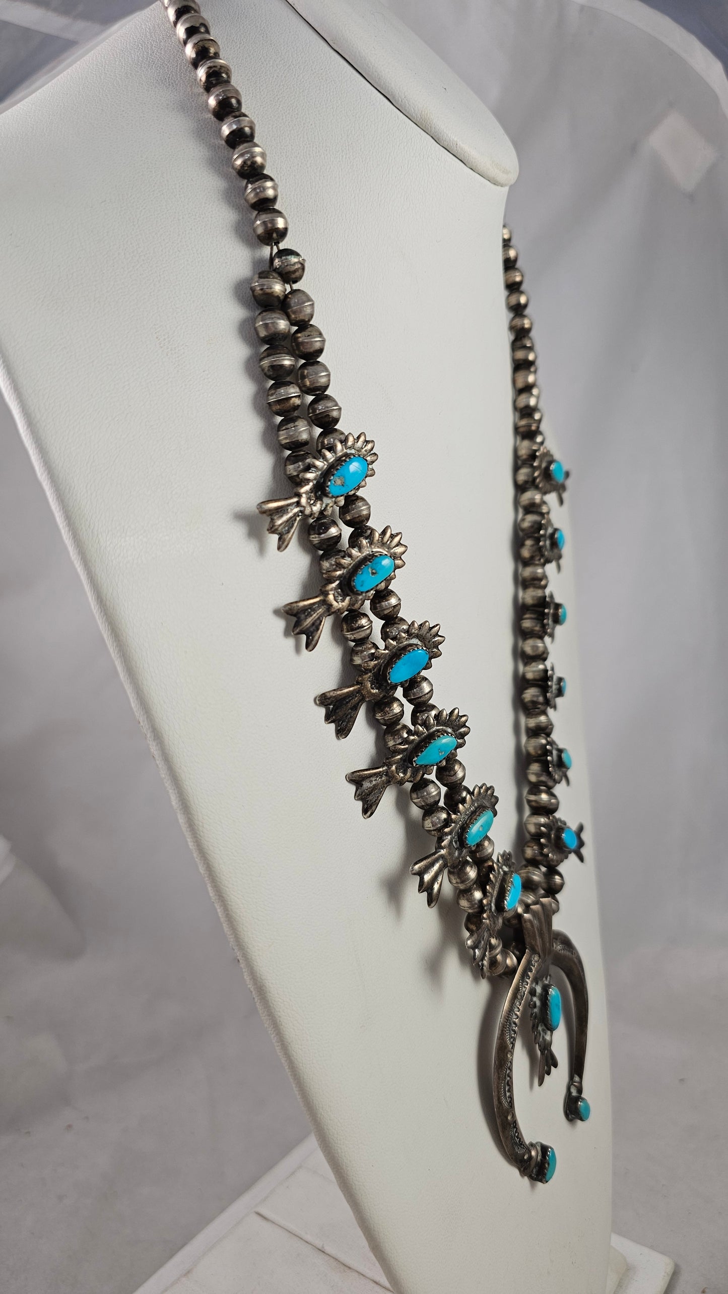 Squash blossom necklace