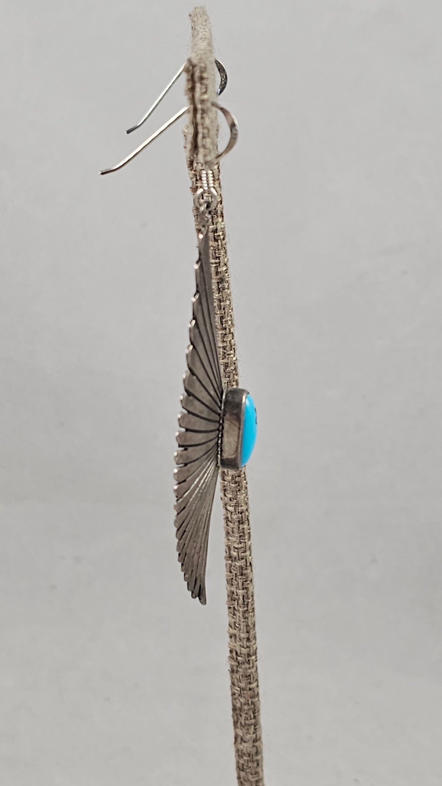 Turquoise and sterling earrings