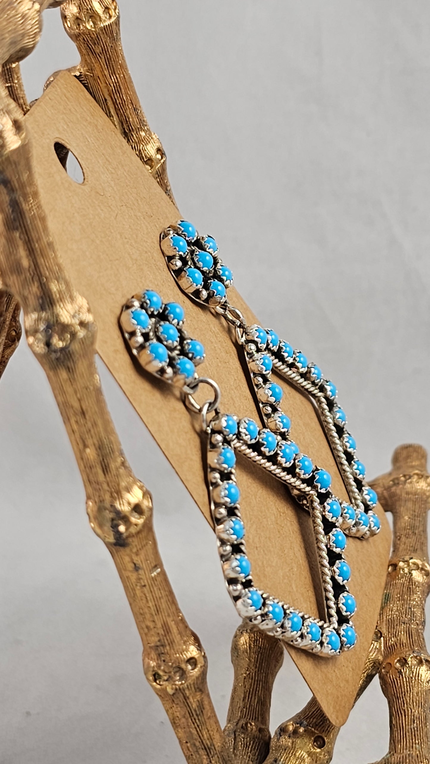 Snake eye diamond earrings