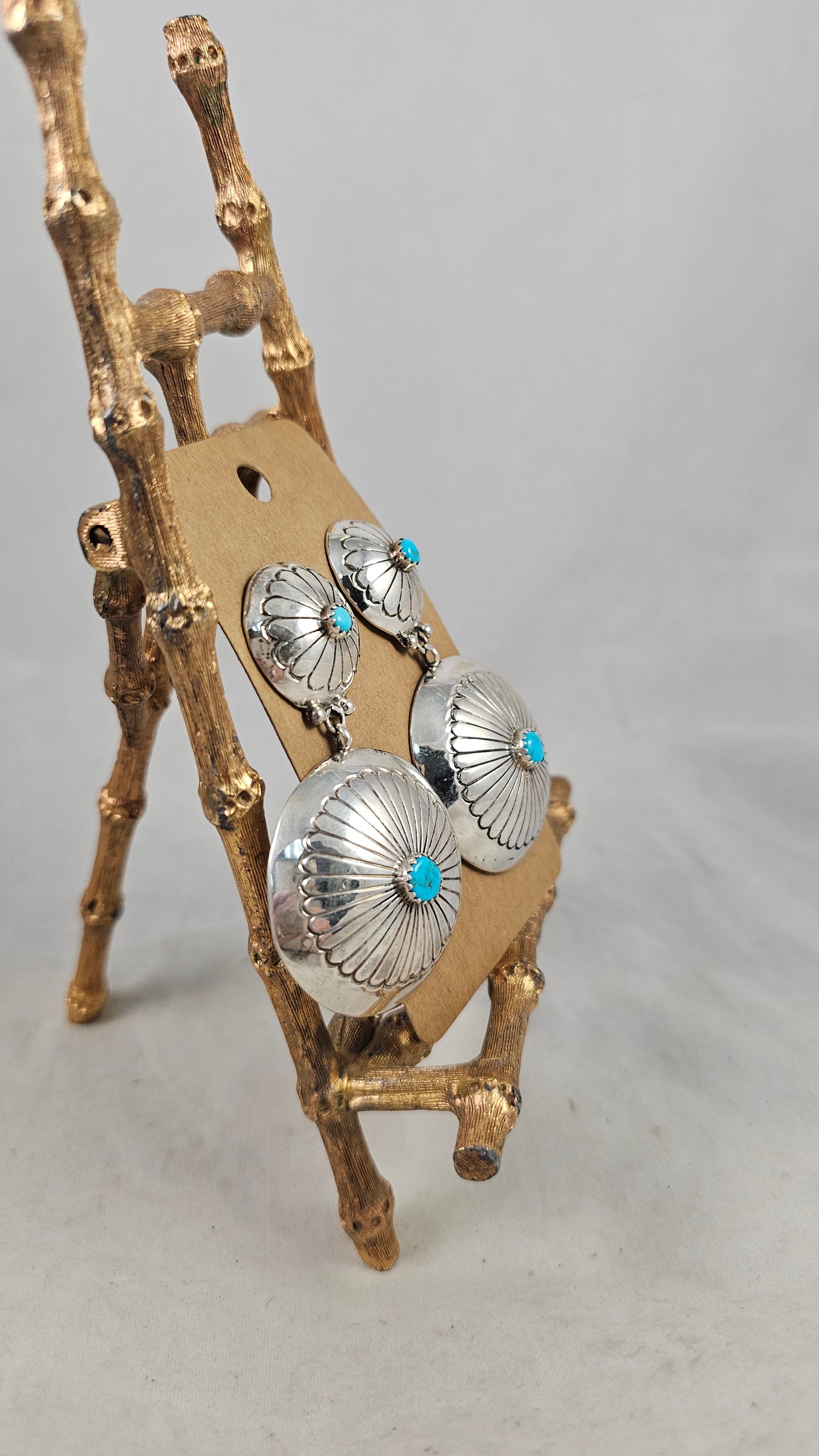 Concho earrings