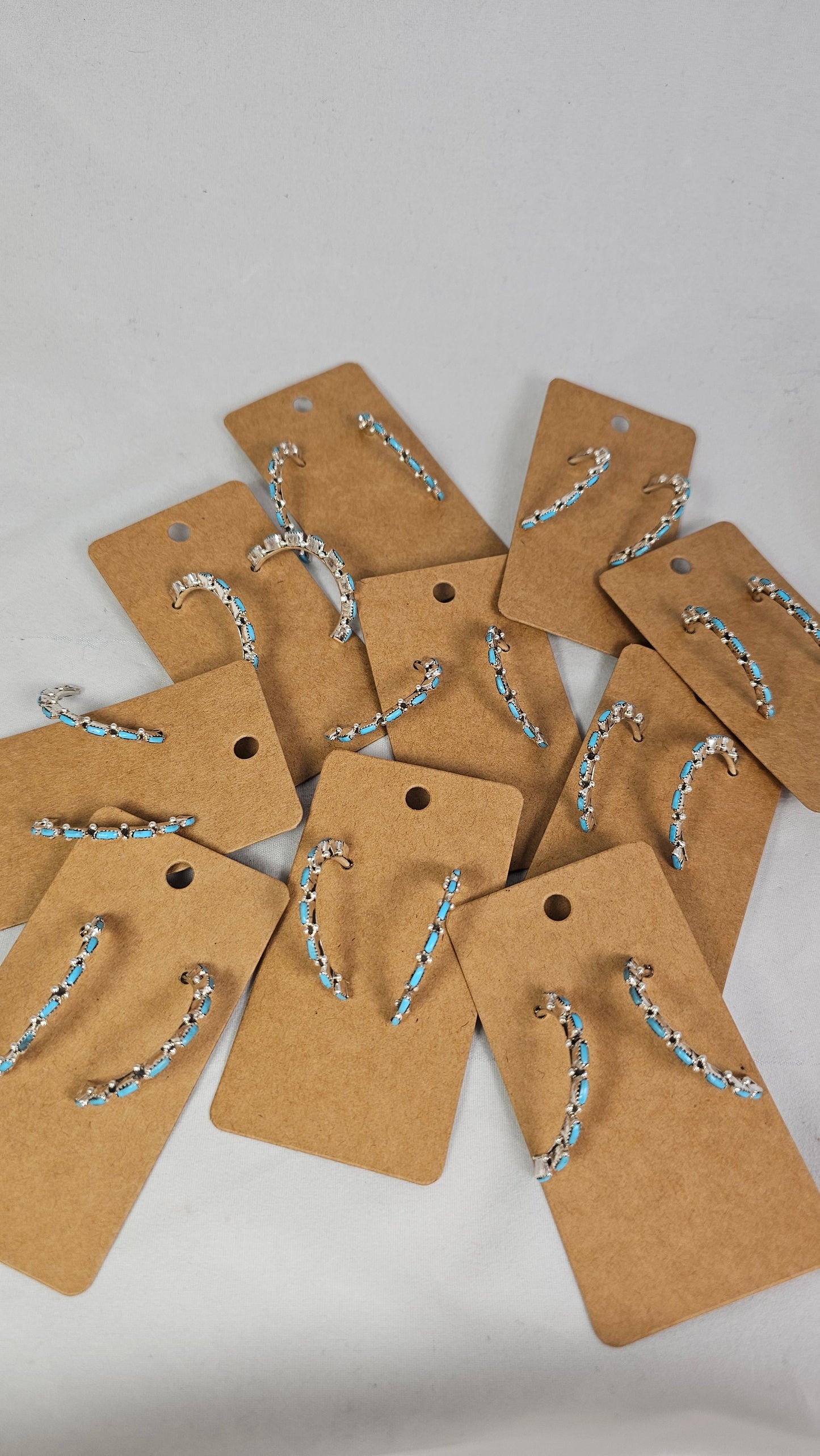 Zuni Cresent hoop earrings