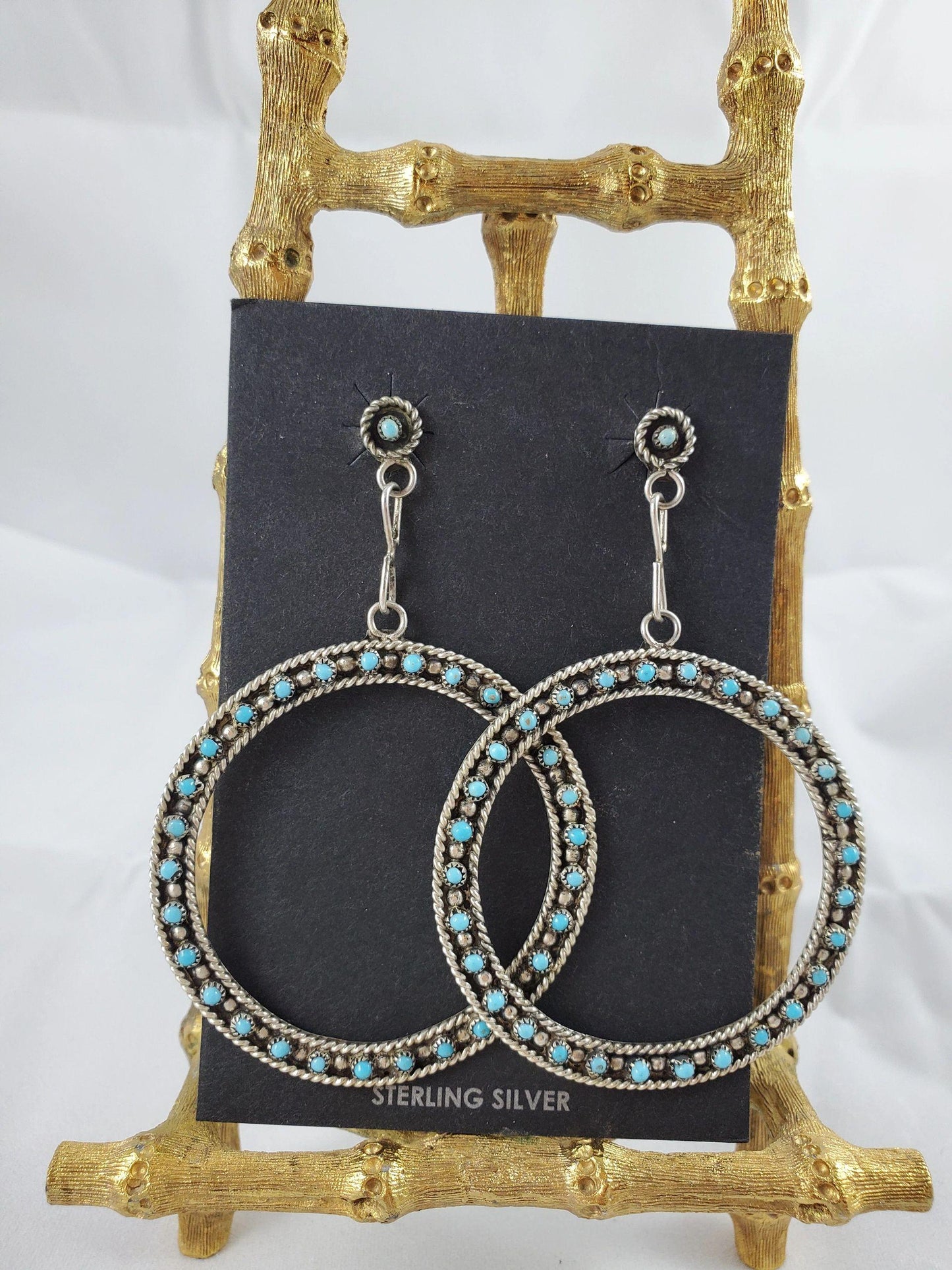 Snake eye dot hoop earrings - Albuquerque Pawn Shop