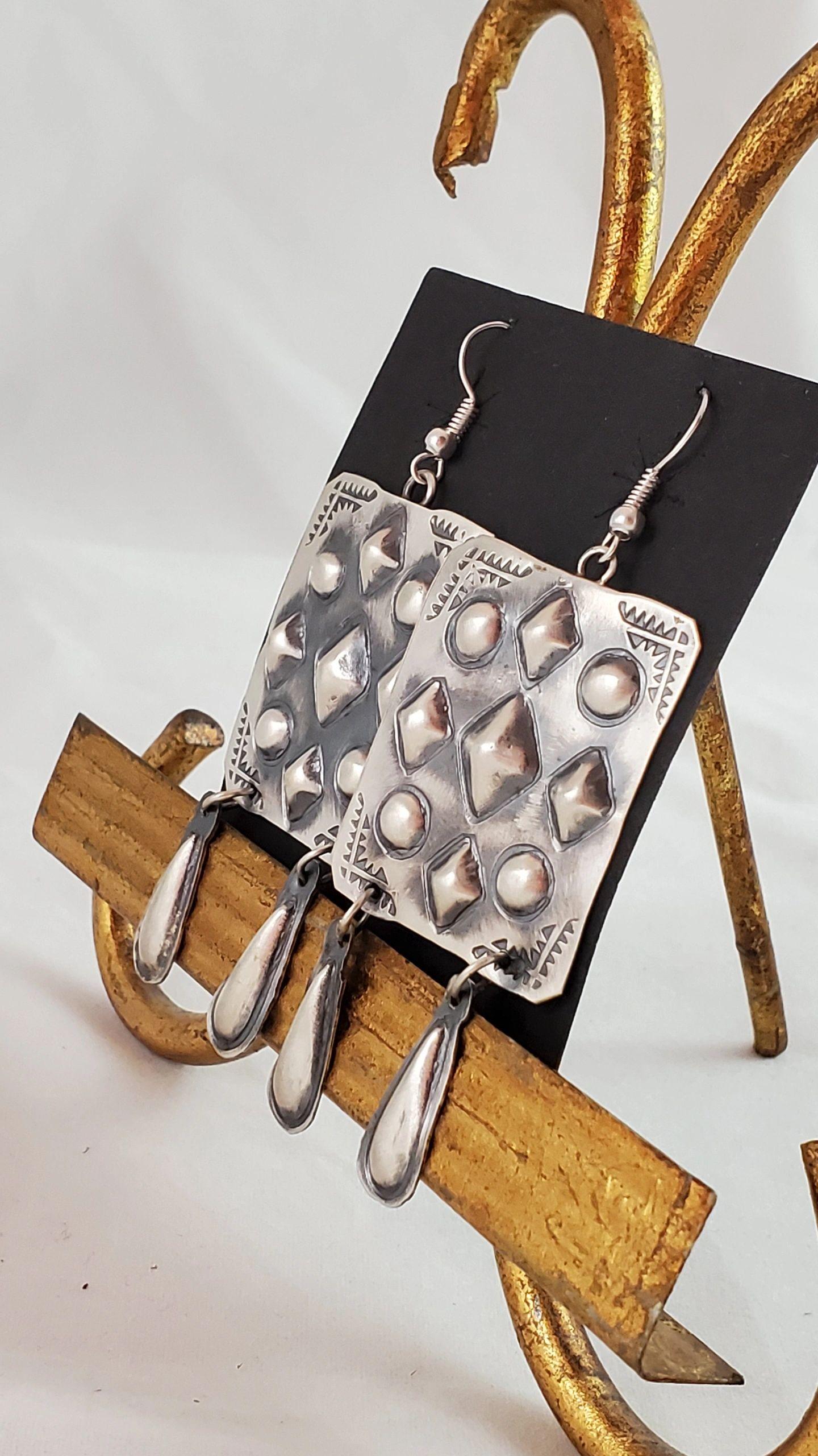 Stamped silver chandeliers - Albuquerque Pawn Shop