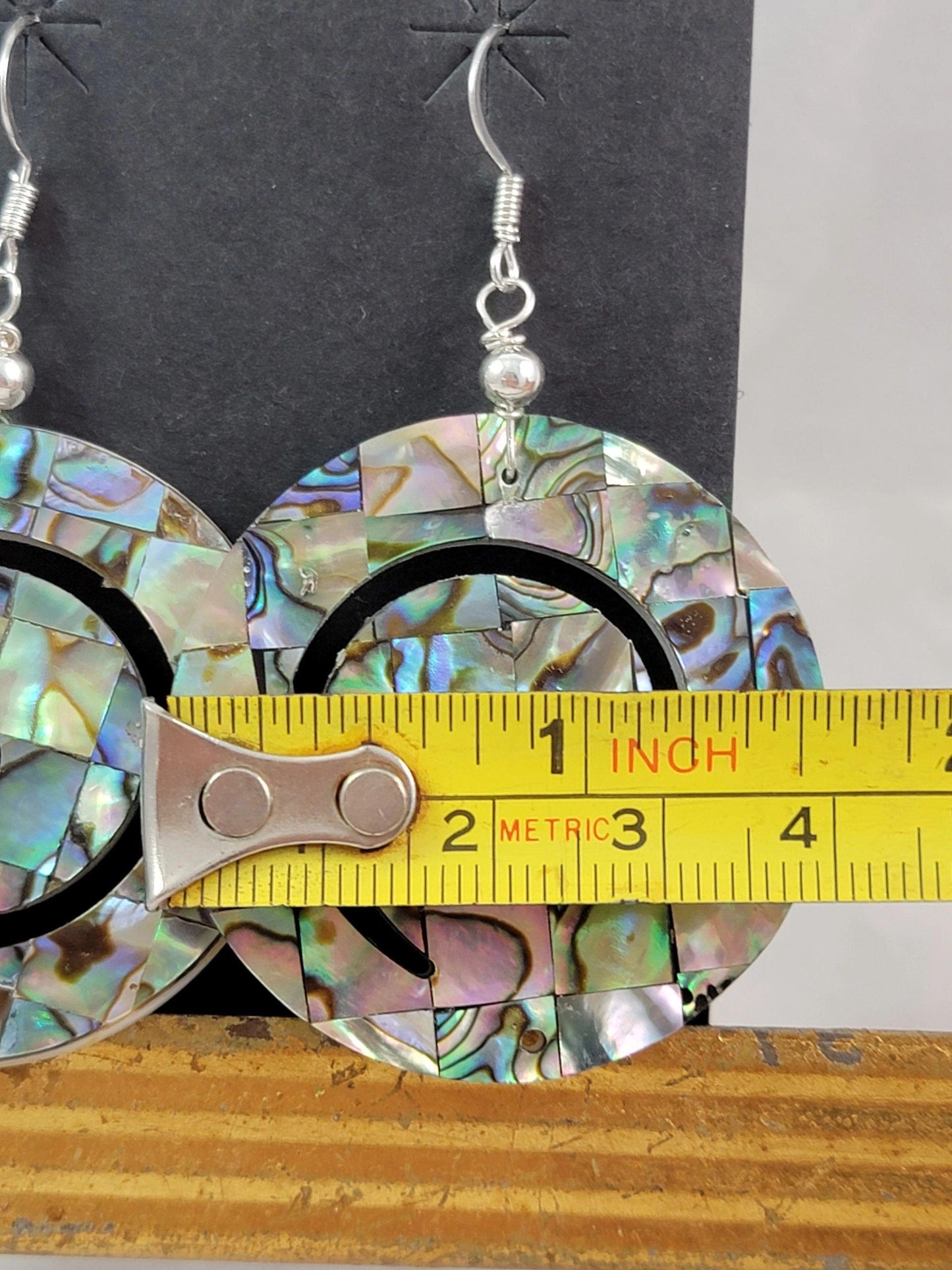 Wave abalone earrings - Albuquerque Pawn Shop