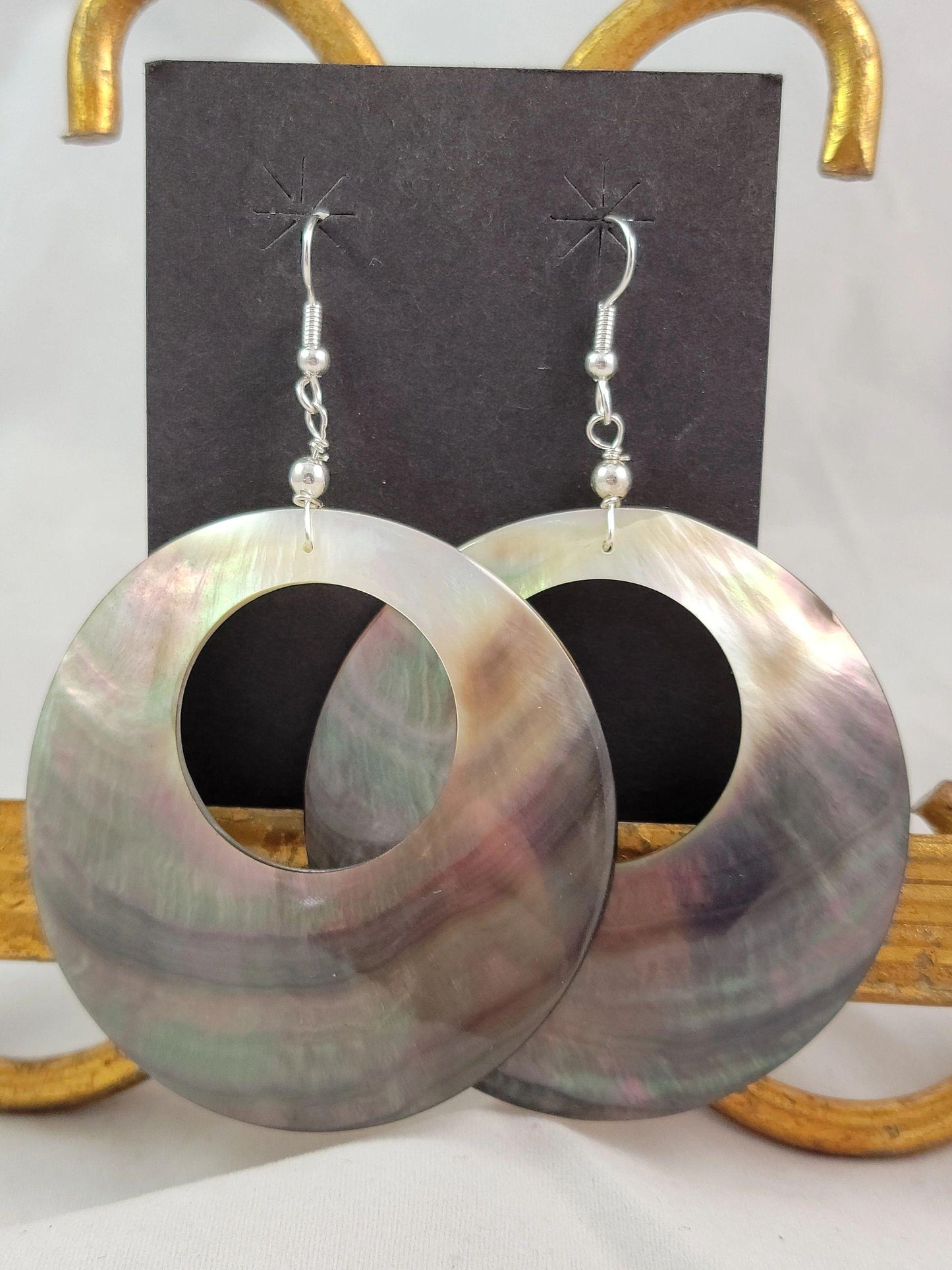 2" abolone hoops - Albuquerque Pawn Shop