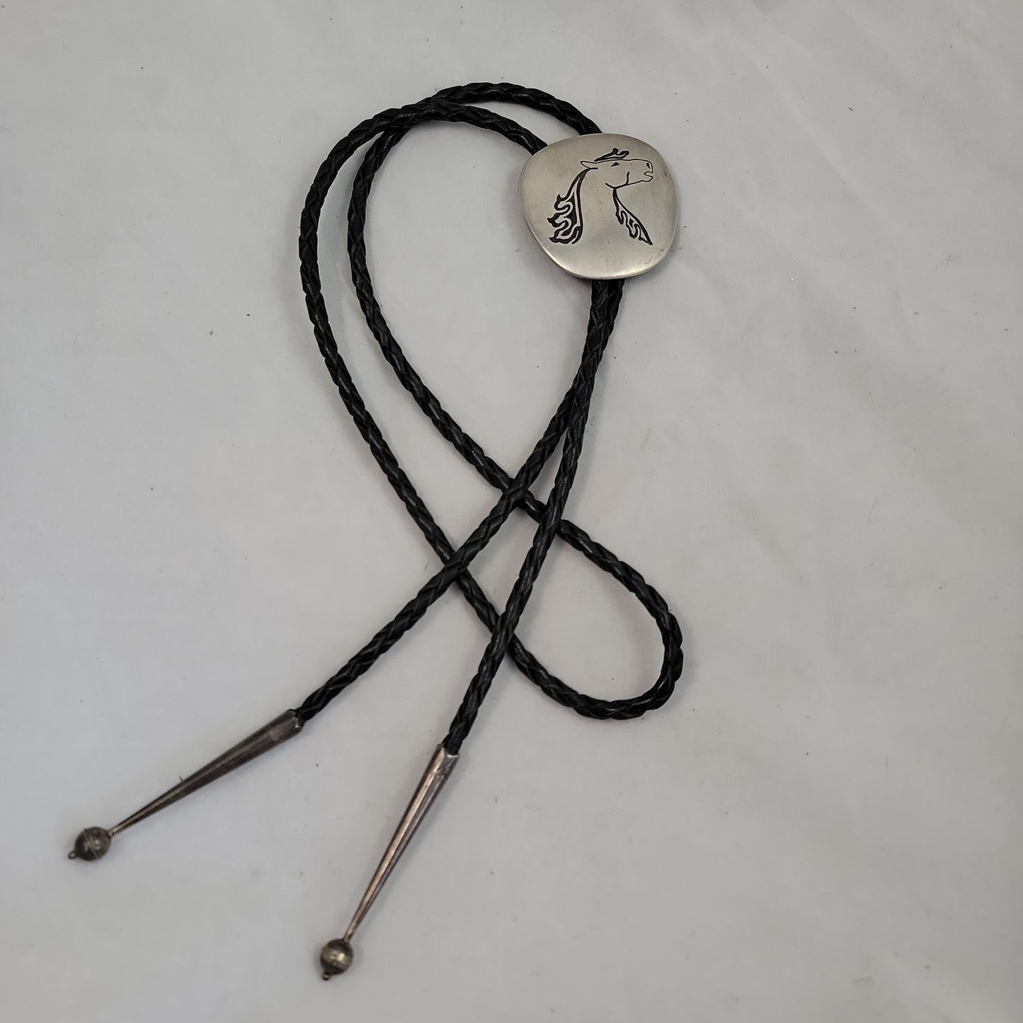Horse Stamped Bolo tie
