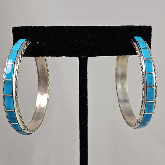 INLAY hoop earrings