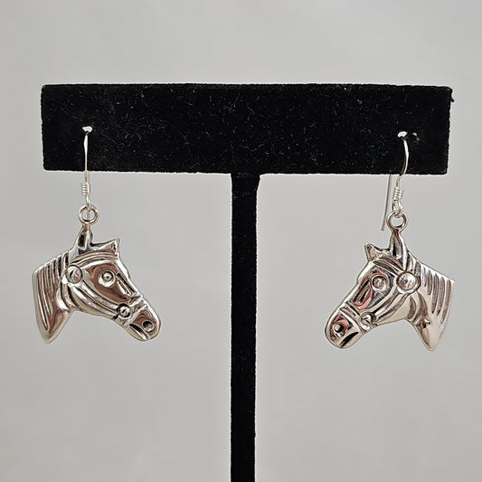 Horse head earrings