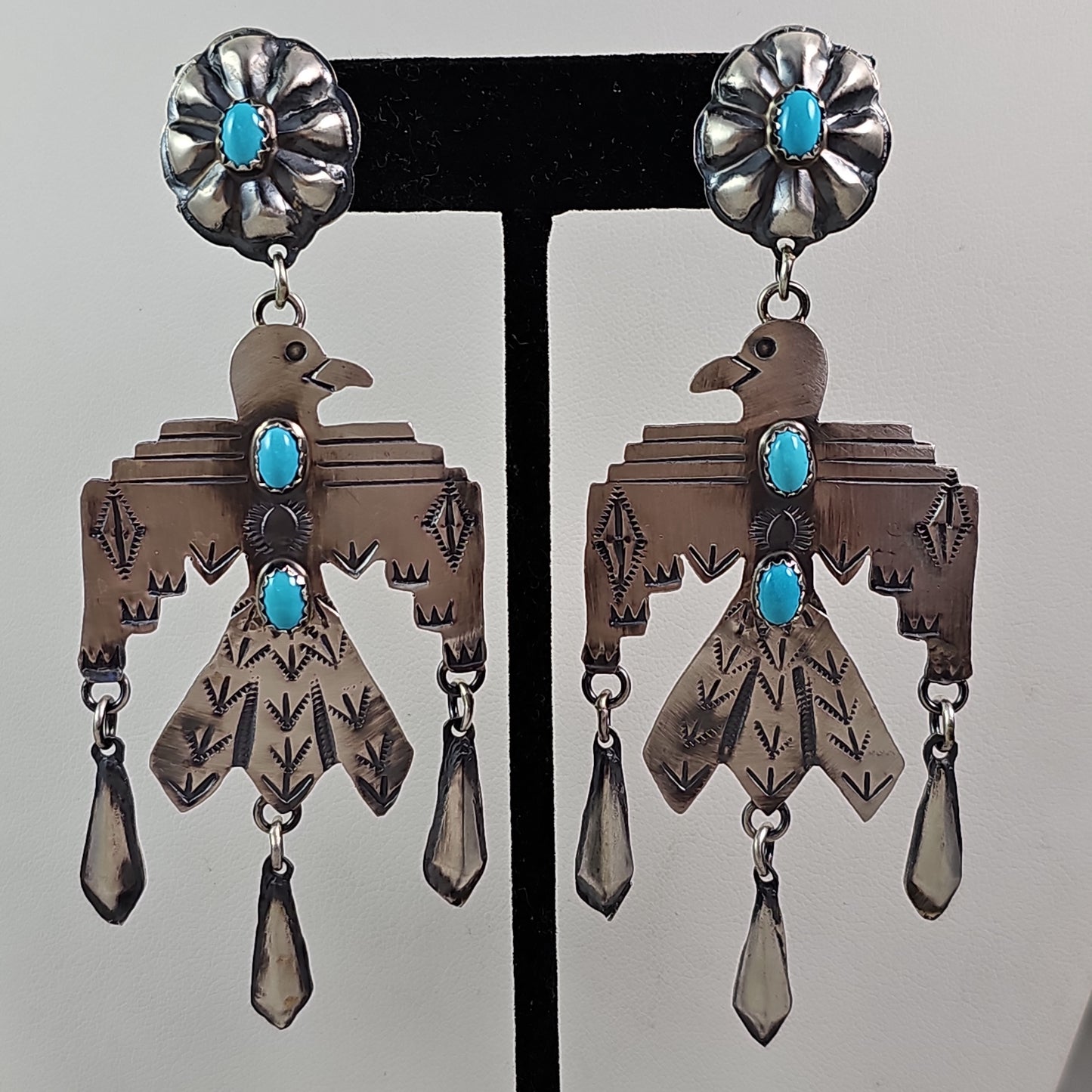 Thunderbird chandelier earrings