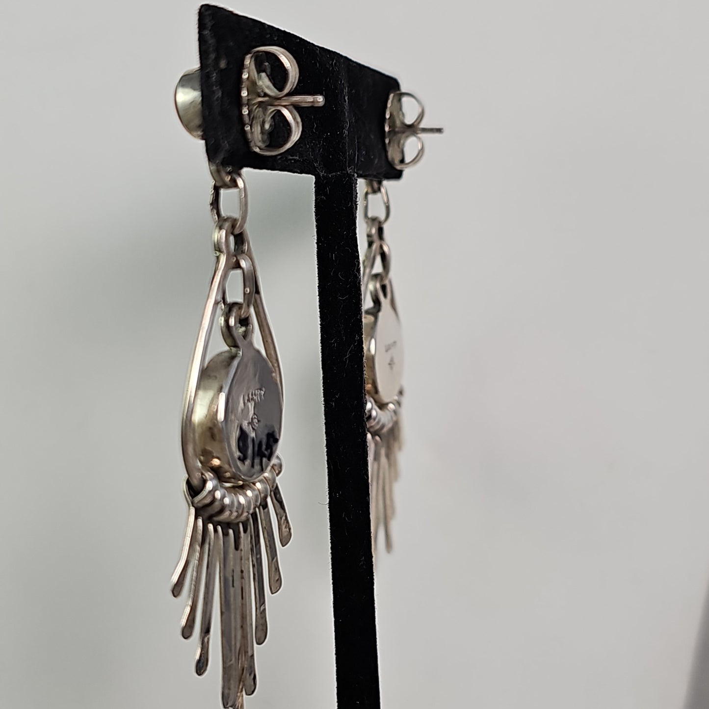 Zuni inlay earrings