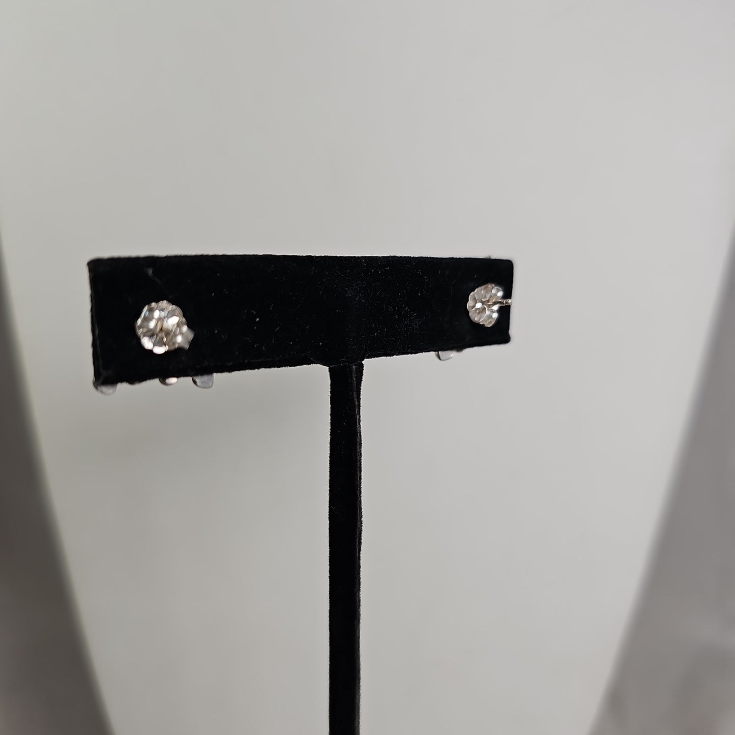 Snake eye diamond cluster earrings
