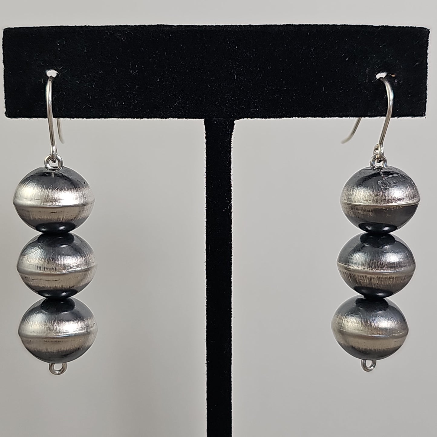 Navajo pearl sterling earrings