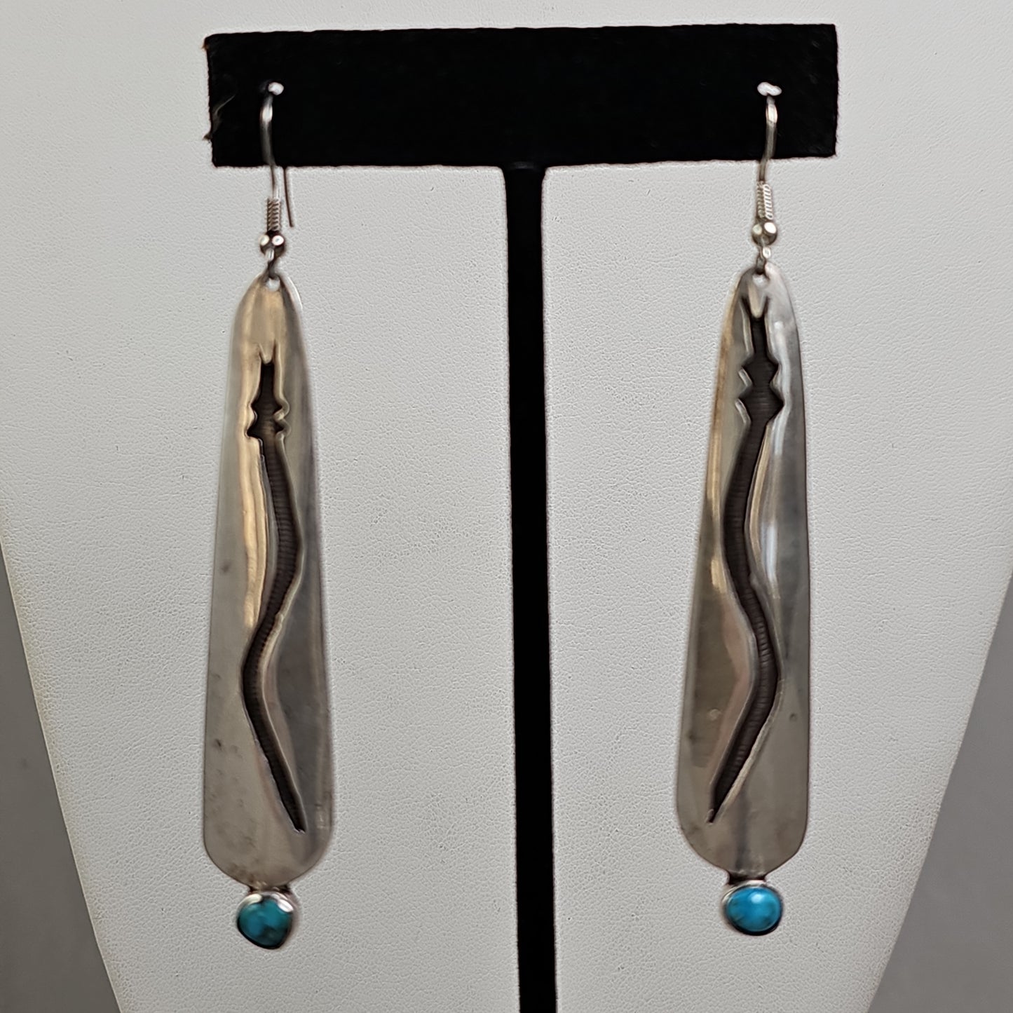Hopi snake earrings