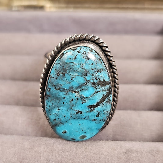 Turquoise & sterling ring