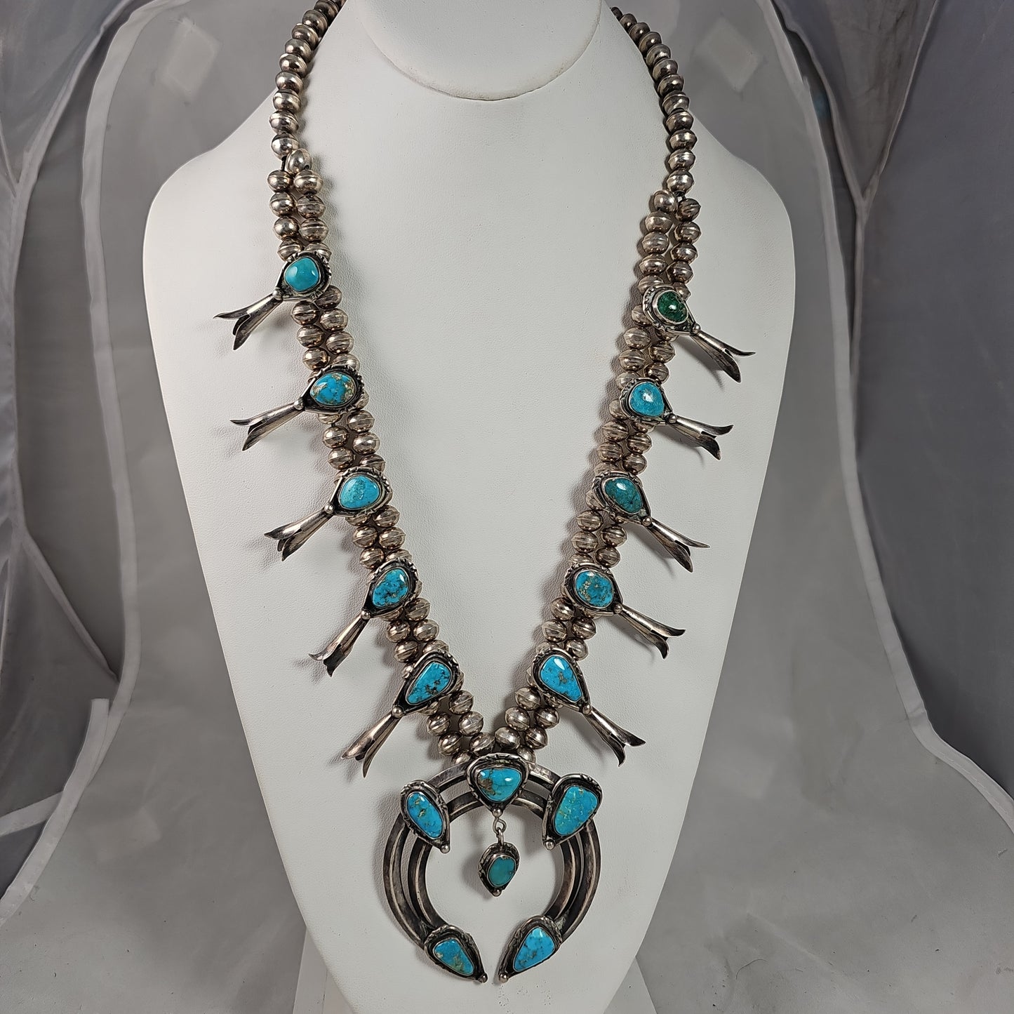 Squash blossom necklace