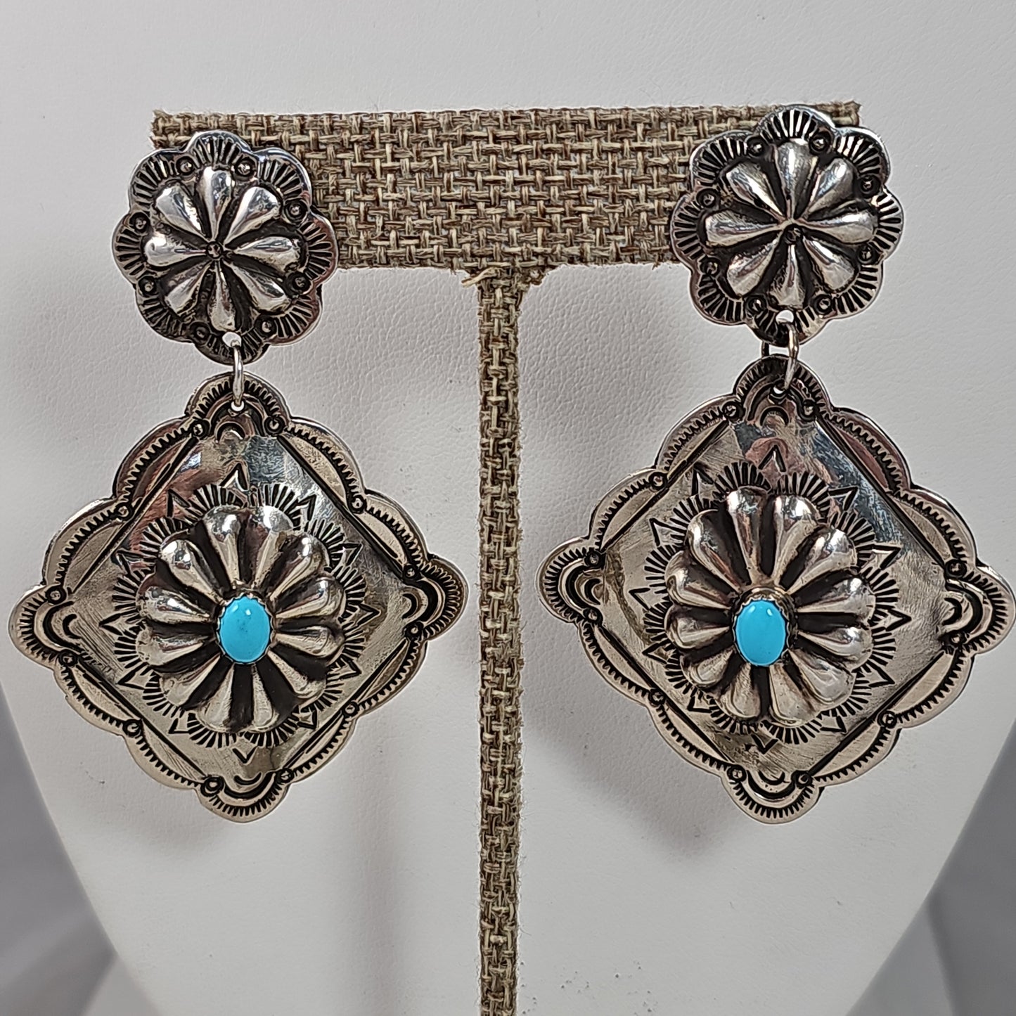 Concho earrings