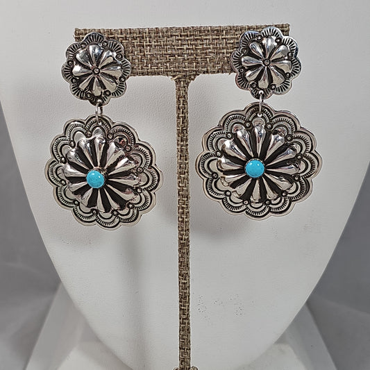 Concho earrings