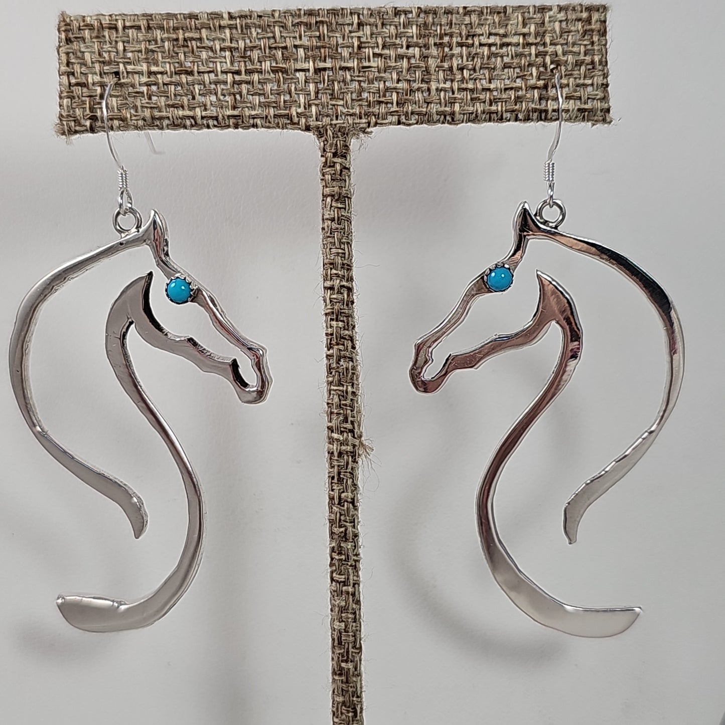 Horse silhouette earrings