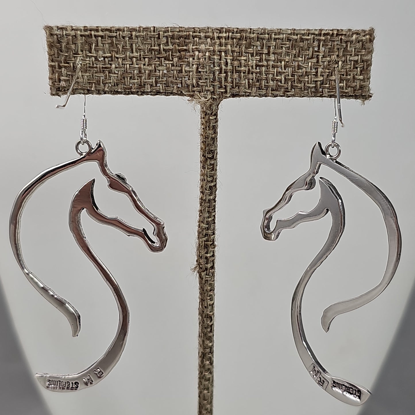 Horse silhouette earrings